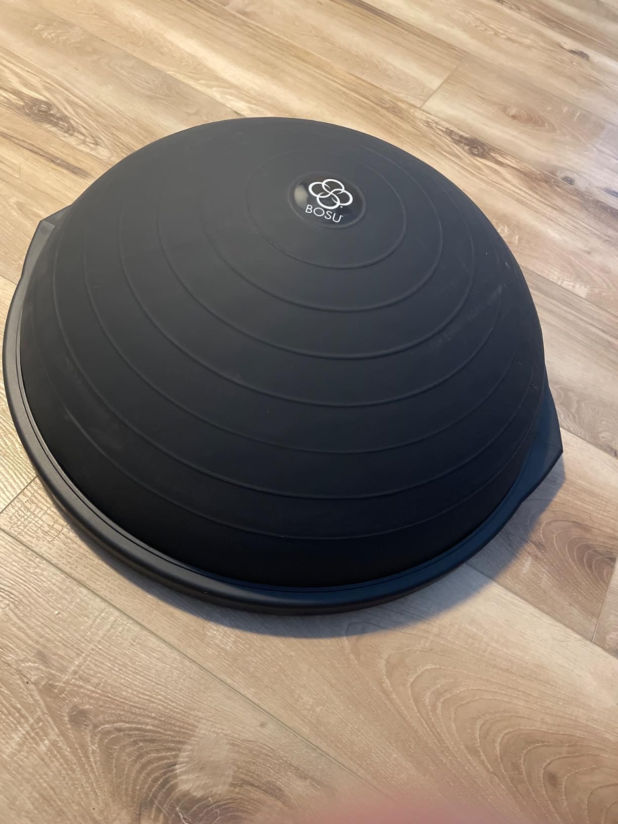 Bosu Balance Ball Exercise Trainer, Home Gym Equipment w/Guided Workouts & Pump, 26