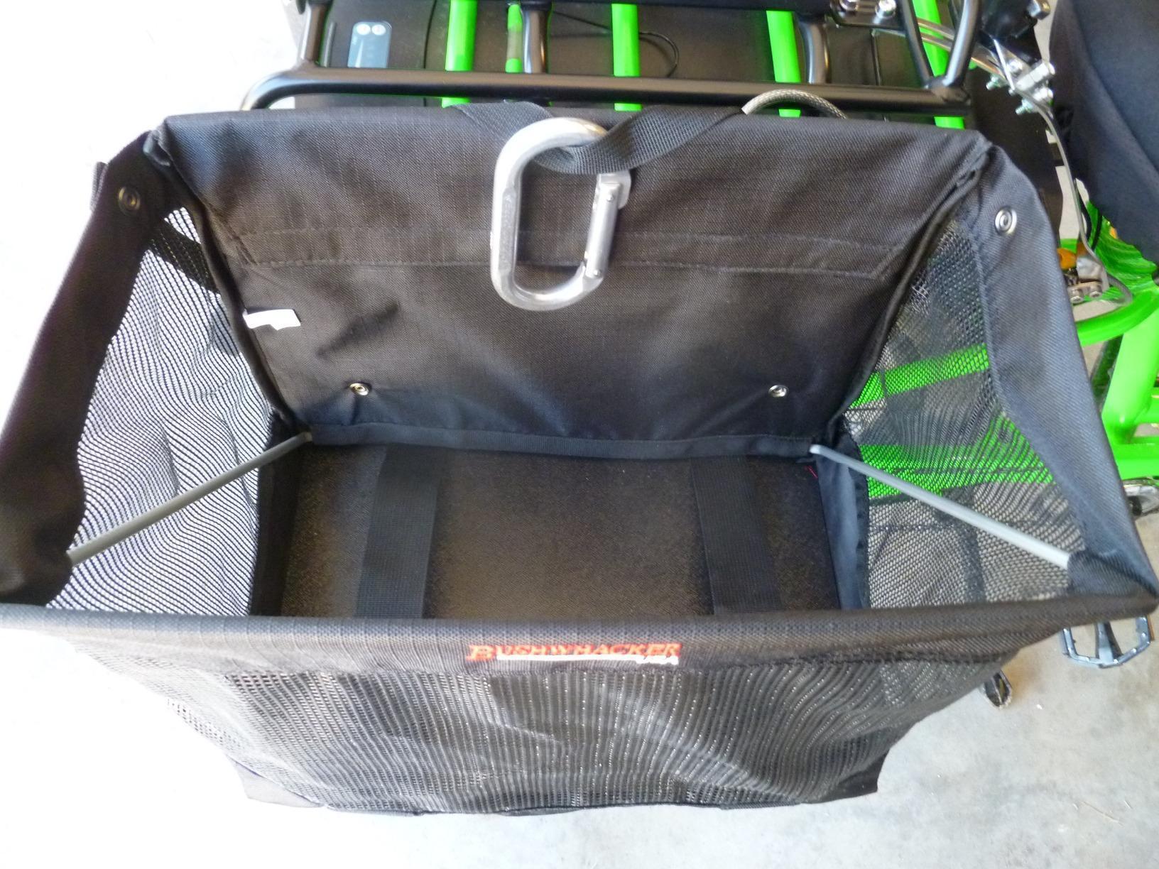 Bushwhacker Omaha Bicycle Grocery Panniers – Foldable Bike Rack Bags & Basket for Groceries – Easy 3-Point Mounting System – Pair of Rear Bags for Shopping and Cycling Commuting customer photo 1