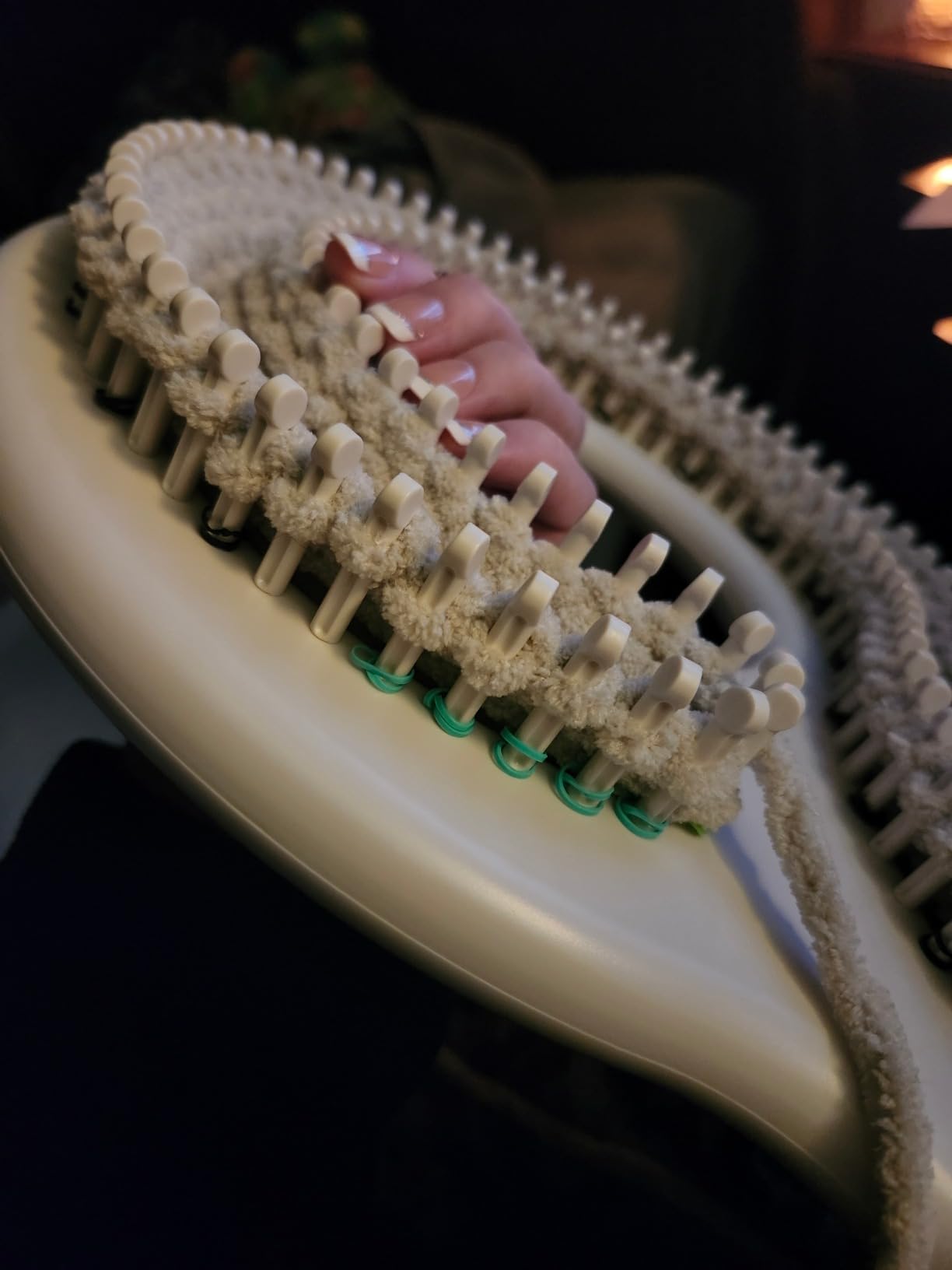 Authentic Knitting Board Afghan Knitting Loom for Blankets, Loom Knitting Blankets, S Shaped Loom customer photo 1