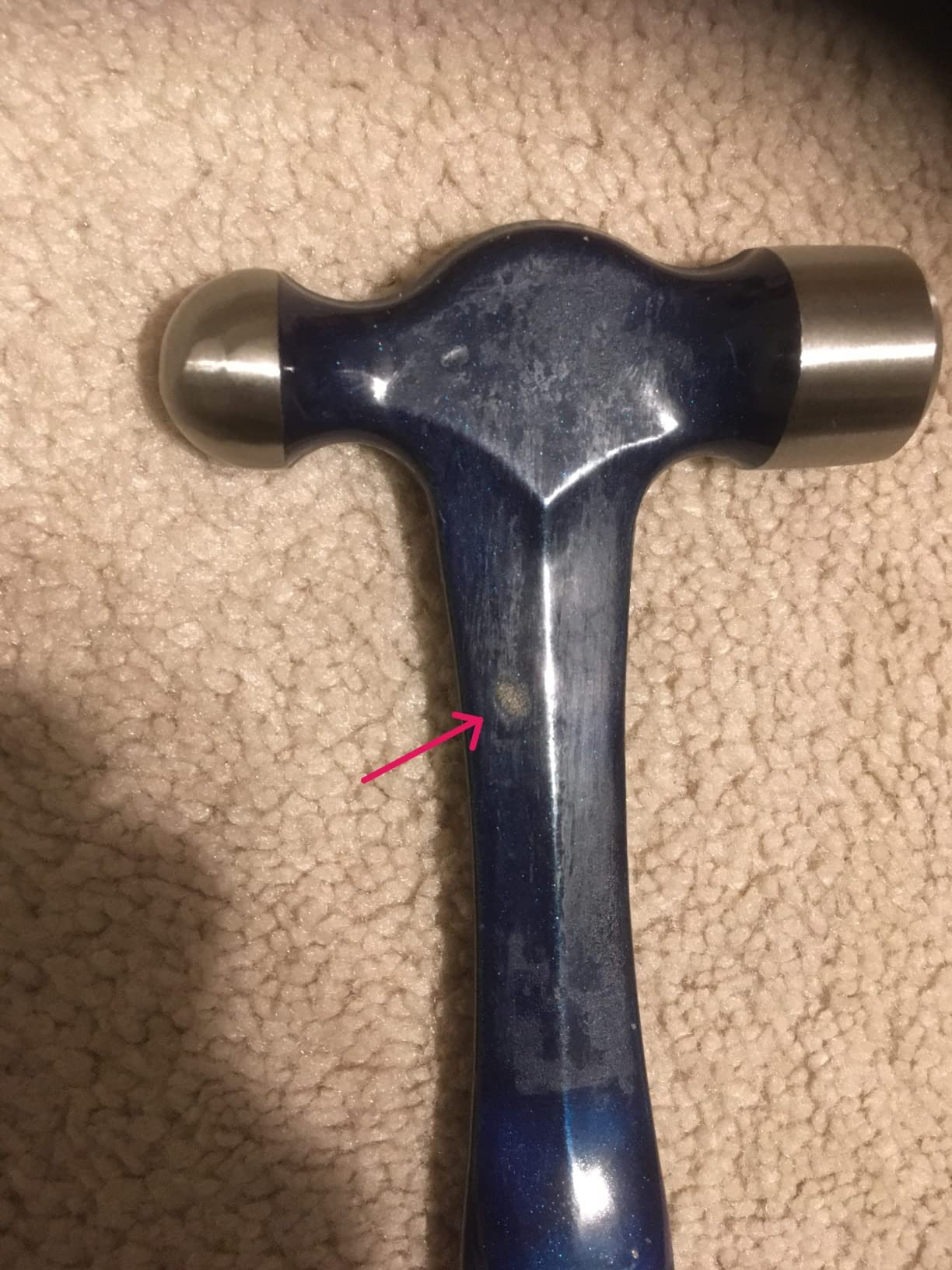 ESTWING Ball Peen Hammer - 16 oz Metalworking Tool with Forged Steel Construction & Shock Reduction Grip - E3-16BP customer photo 1