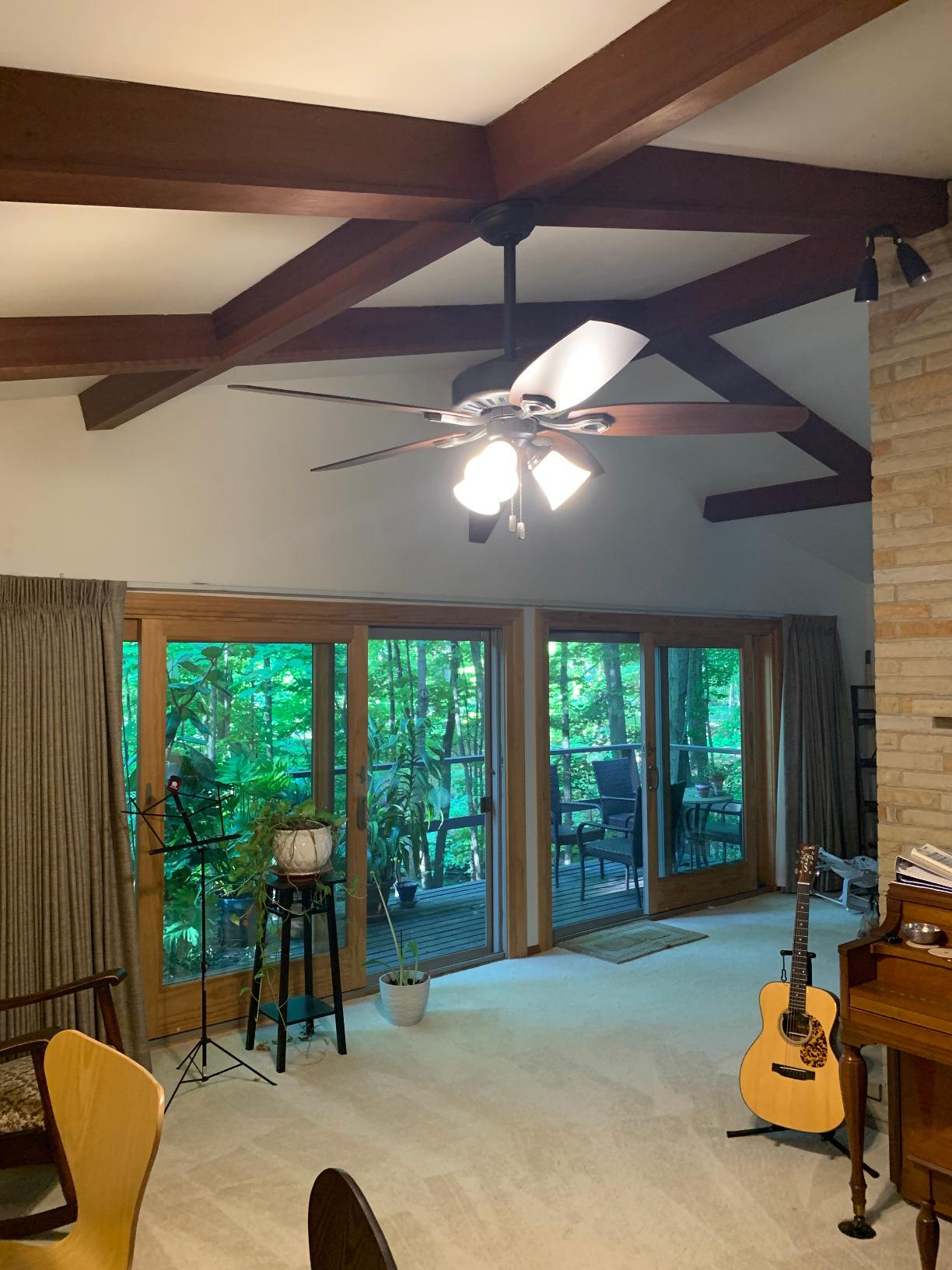 Hunter Builder Plus, Indoor, Ceiling Fan, 5 Blades, 52 inch, Brushed Nickel customer photo 2