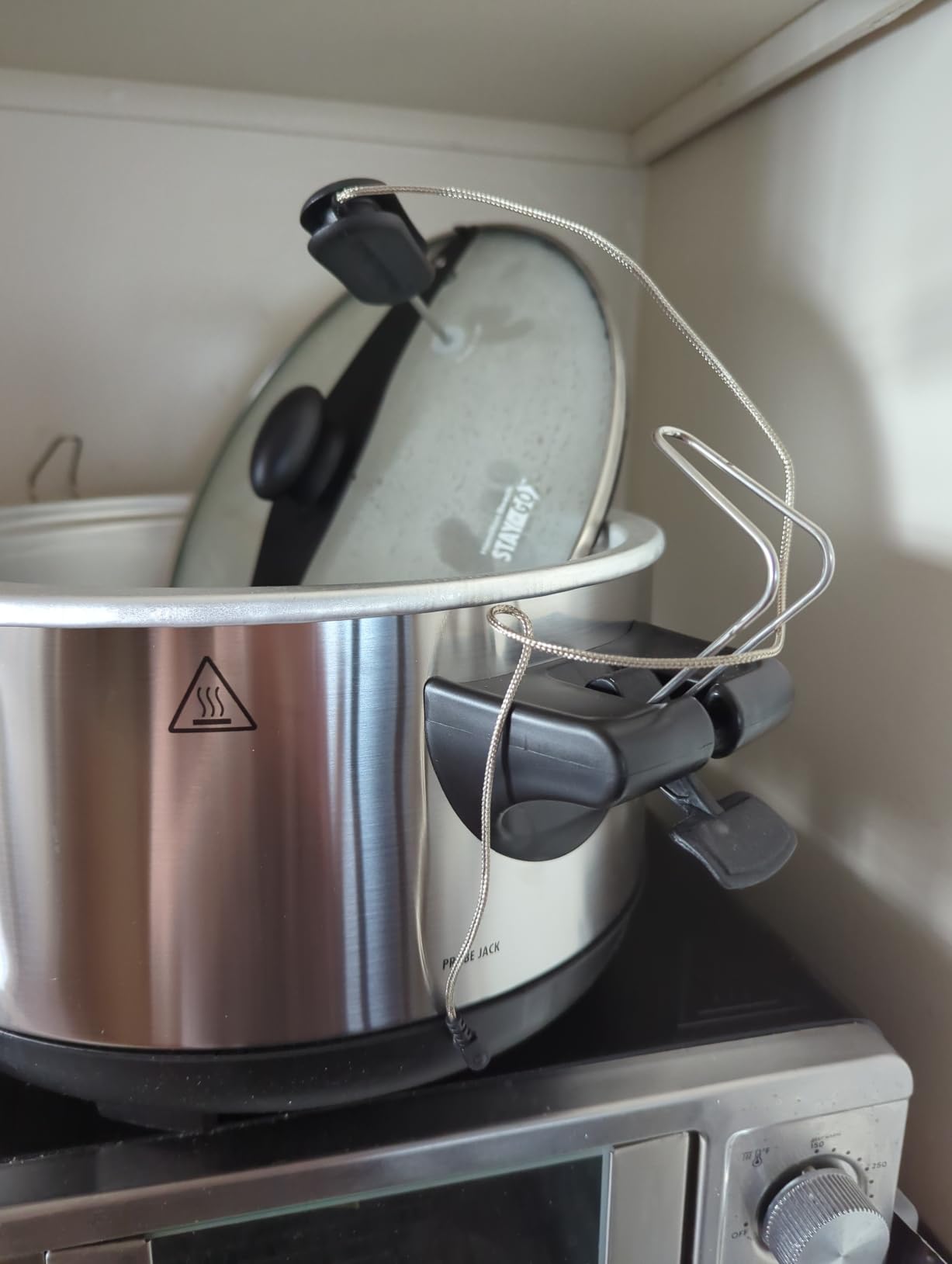 Hamilton Beach Portable 6 Quart Set & Forget Programmable Slow Cooker | Temperature Probe | Lid Lock For Easy Travel | Dishwasher Safe Crock & Glass Lid | Stainless Steel | 33969AG customer photo 2