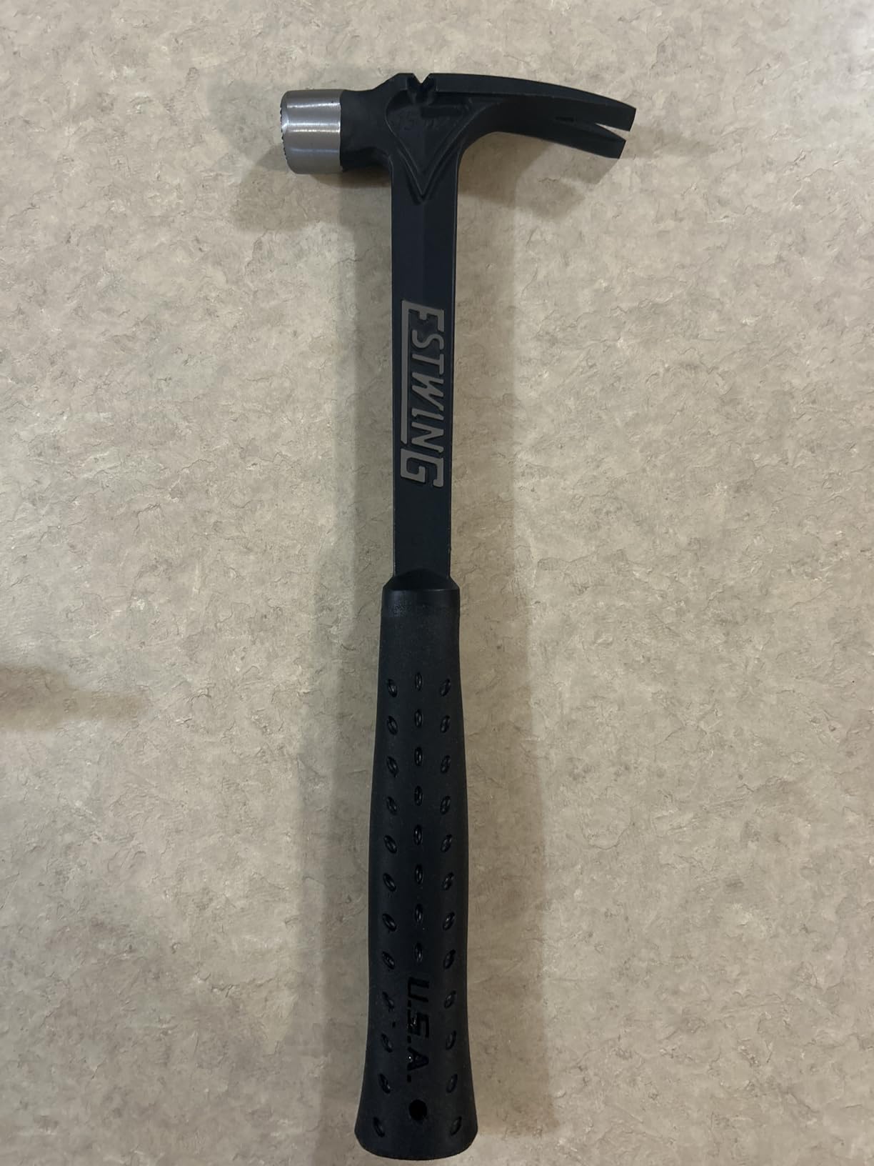 ESTWING Ultra Series Hammer, 19oz Milled Face, Black Grip, EB-19SM customer photo 2