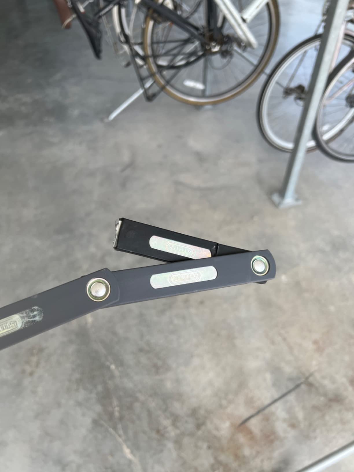 Abus Bordo 5700 Folding Lock, Black, 80cm Length/5mm Plates customer photo 2