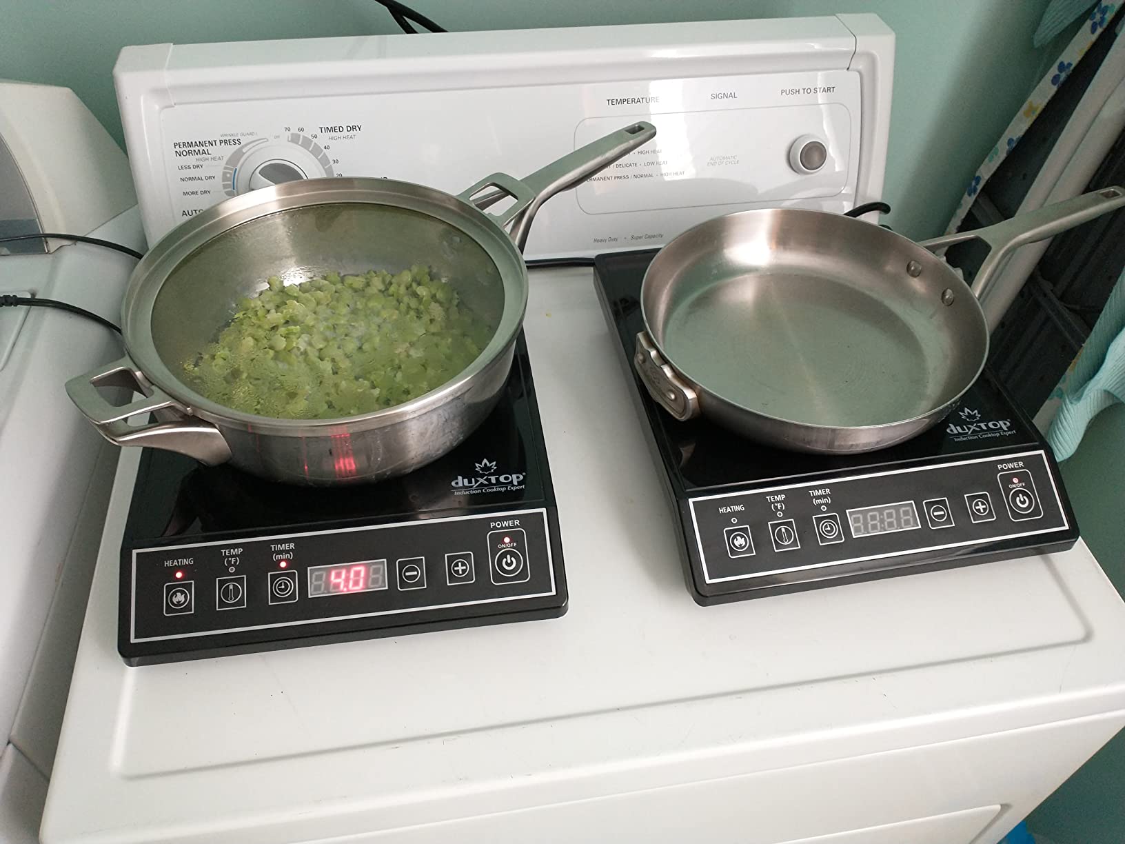 Duxtop 1800W Portable Induction Cooktop Countertop Burner, Black 9100MC customer photo 1