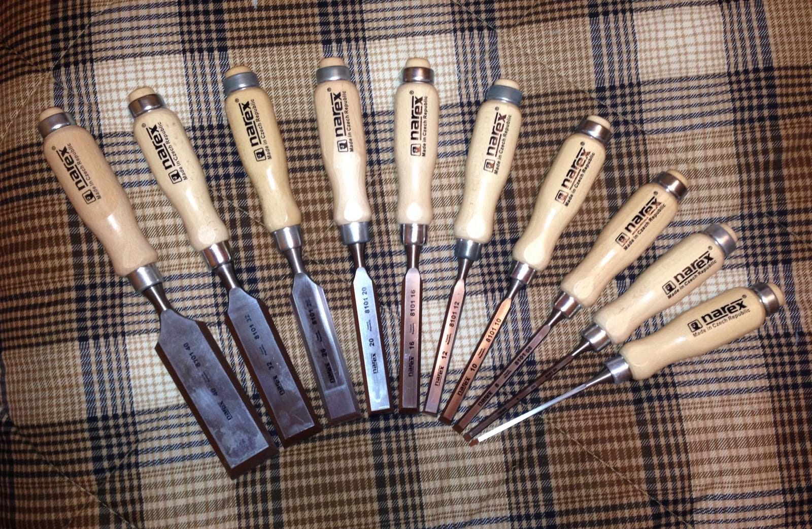 Narex Bevel Edge Chisel Set with Wooden Handles, Set of 4 pcs customer photo 1
