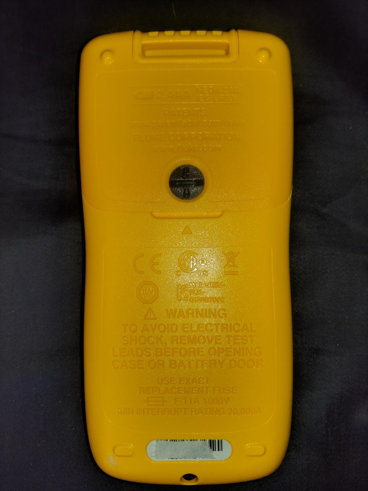 Fluke 107 AC/DC Current Handheld Digital Multimeter, Gray customer photo 2