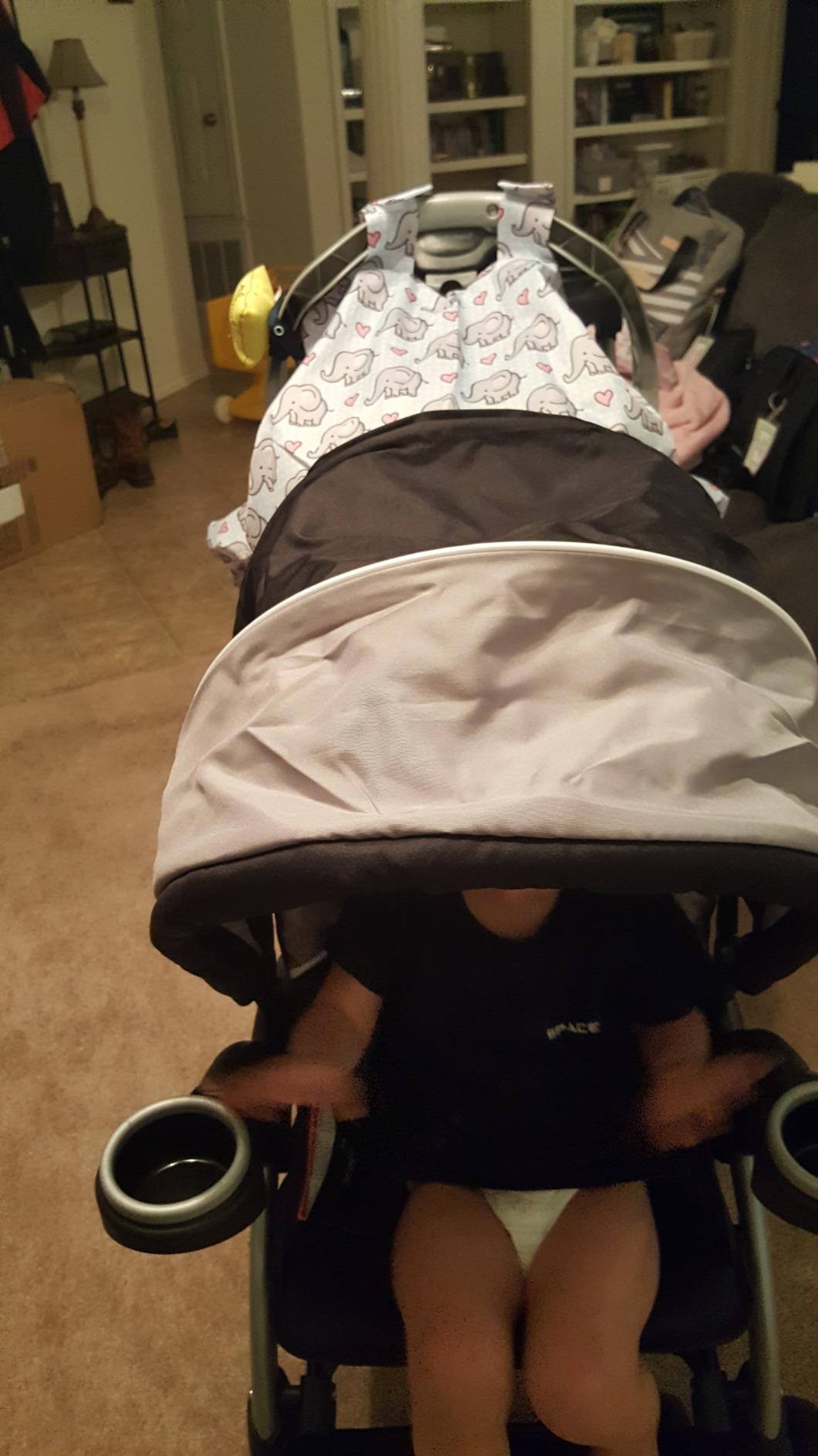 Baby Trend Sit N' Stand Ultra Tandem Double Stroller with Canopy, Phantom customer photo 2