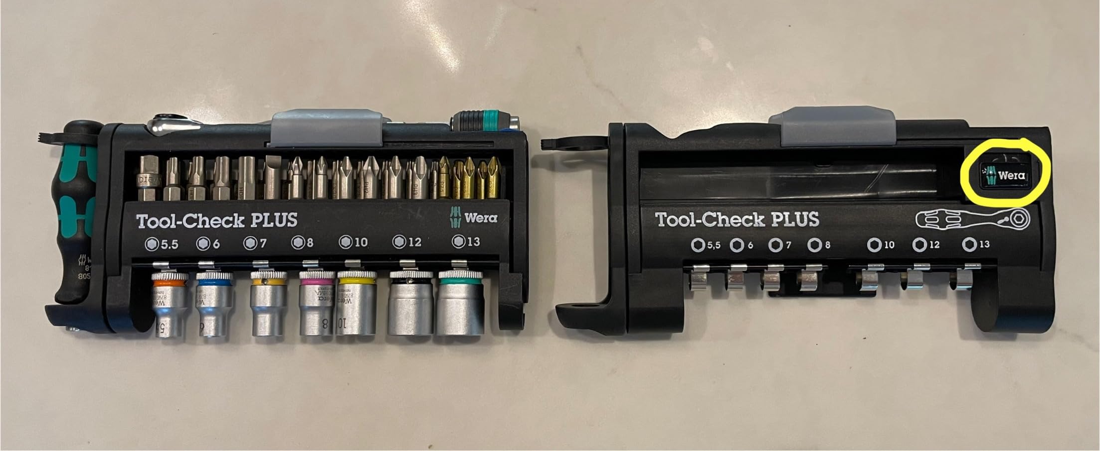 Wera 056490 Tool-Check Plus Bit Ratchet Set with Sockets - Metric customer photo 2