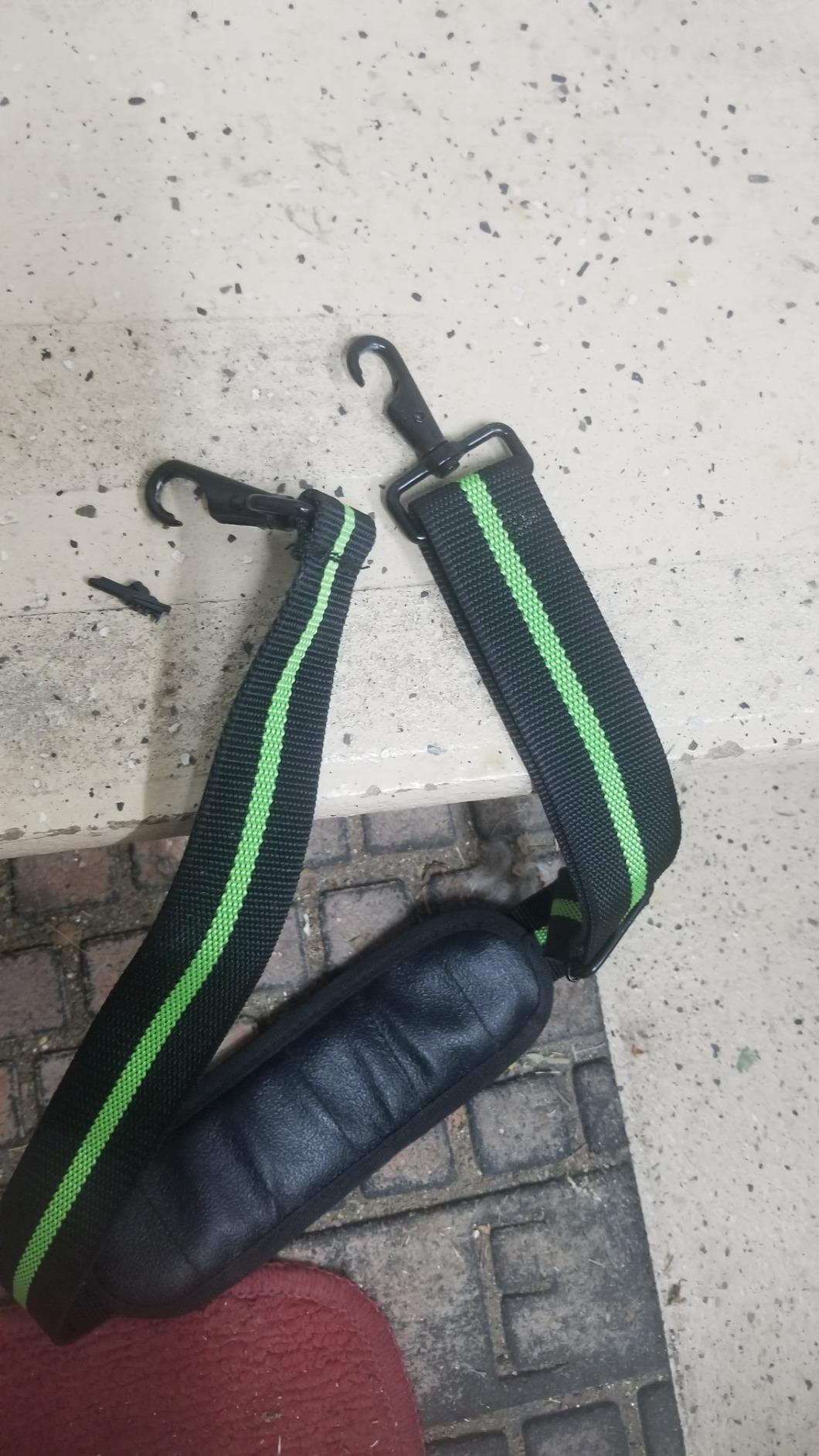 Hilmor HT 1839078 HVAC Tool Bag with 27 Pockets, Key Clip, Tape Loop, Shoulder Strap,HVAC/R Tools and Equipment, Black/Green, 13” customer photo 2