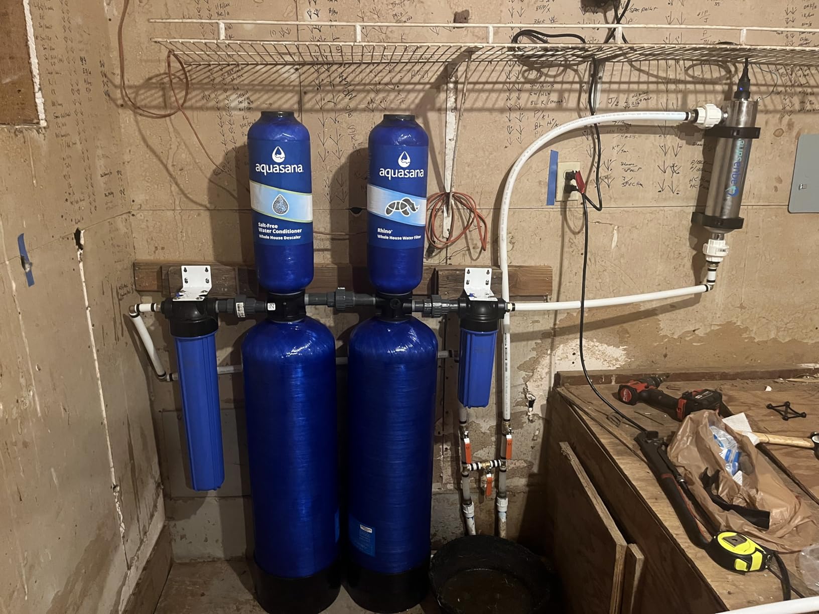 Aquasana Whole House Well Water Filter | 500K Gal | UV | WH-Well-CT-UVS-B customer photo 1
