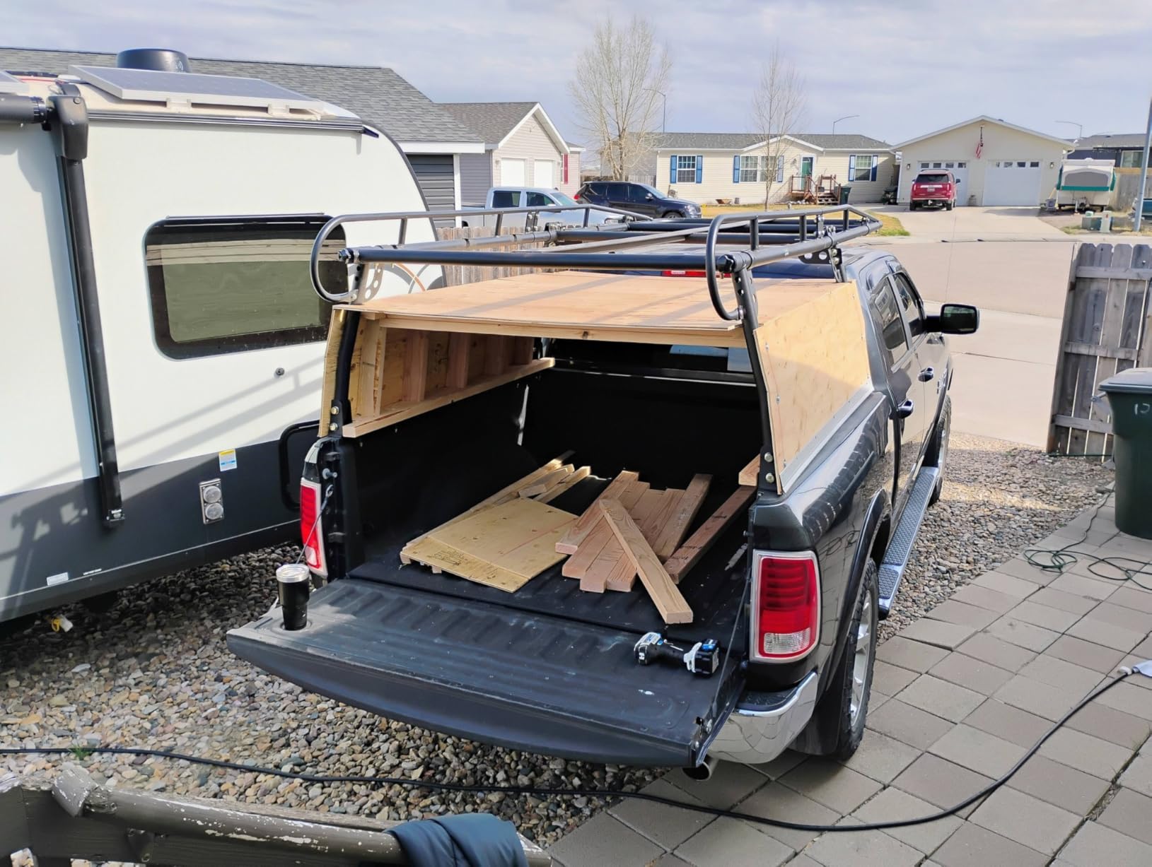 Ladder Truck Rack, Over-Cab, 800 lb, 49
