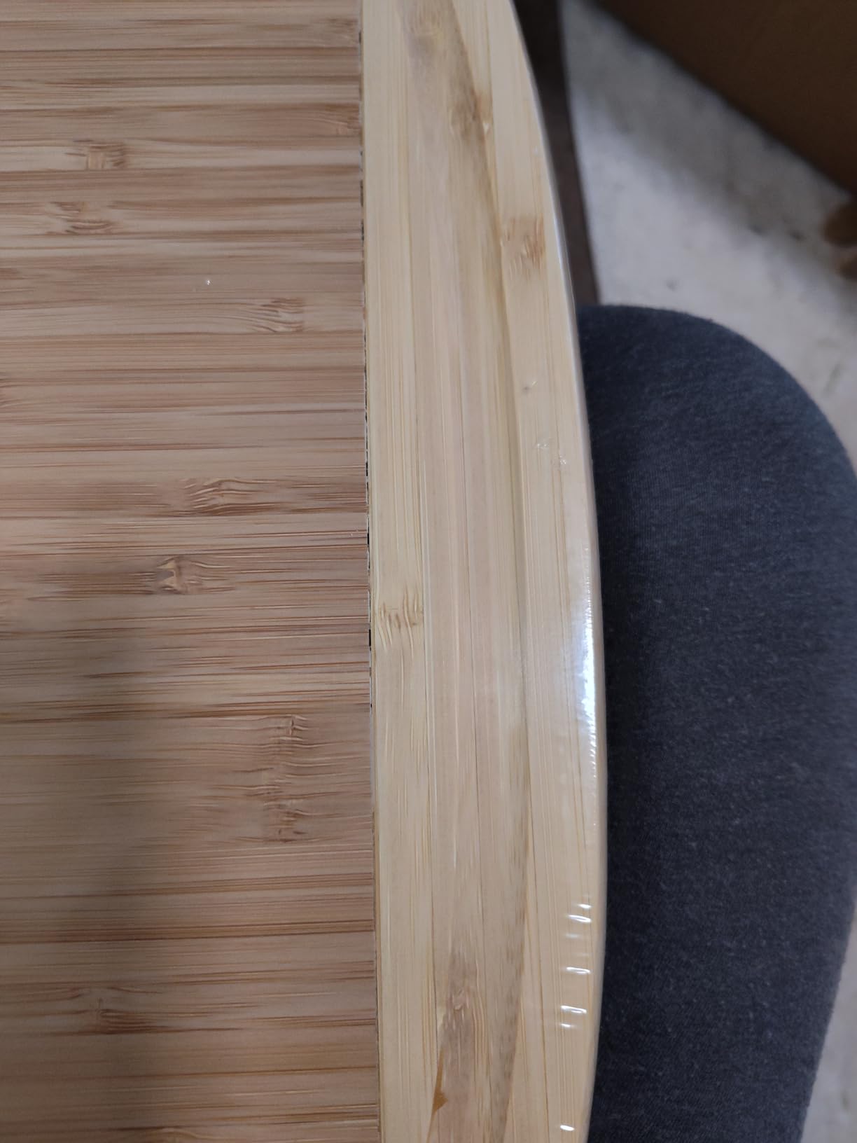 INDESTRUCTIBLE Bamboo Cutting Board (Extra Large) with Vertical Grain Strength Technology - Non Toxic, Spacious and Lightweight 18