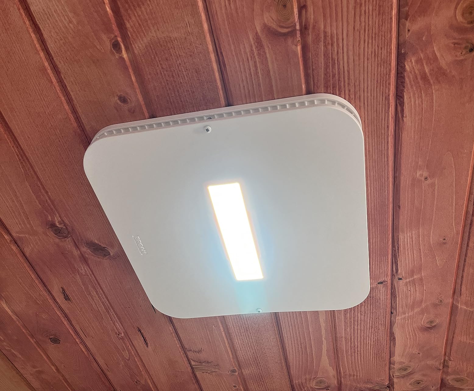 Broan-NuTone AE80LK Ventilation with LED CleanCover and Roomside Installation, ENERGY STAR Certified, 80 CFM, 0.7 Sones, White customer photo 2