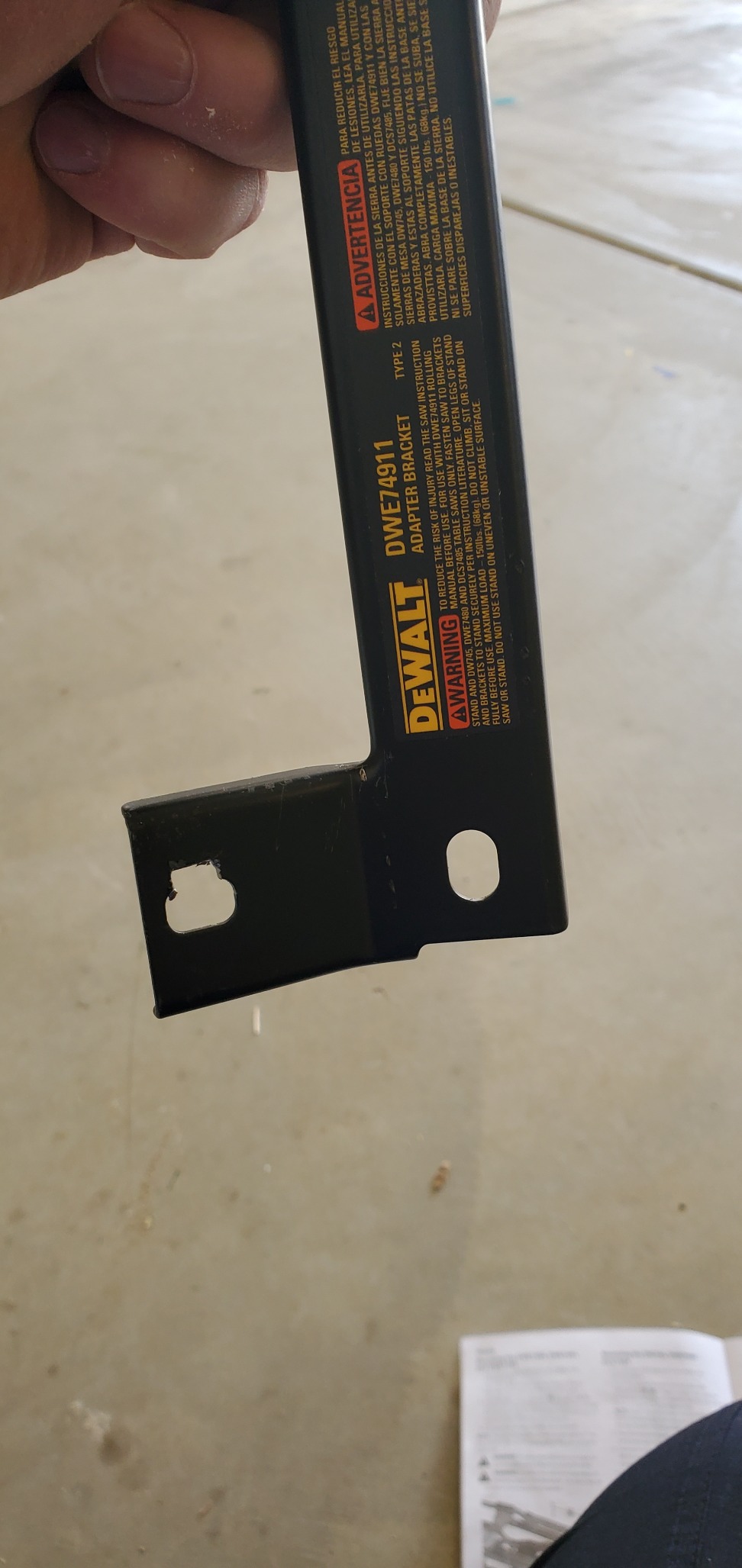 DEWALT DWE74911 Rolling Table Saw Stand customer photo 1