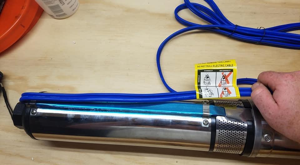 Pump, Deep Well Submersible Pump, 1 Hp, 230V, 33 Gpm, 207 feet, Stainless Steel, Long Life customer photo 2