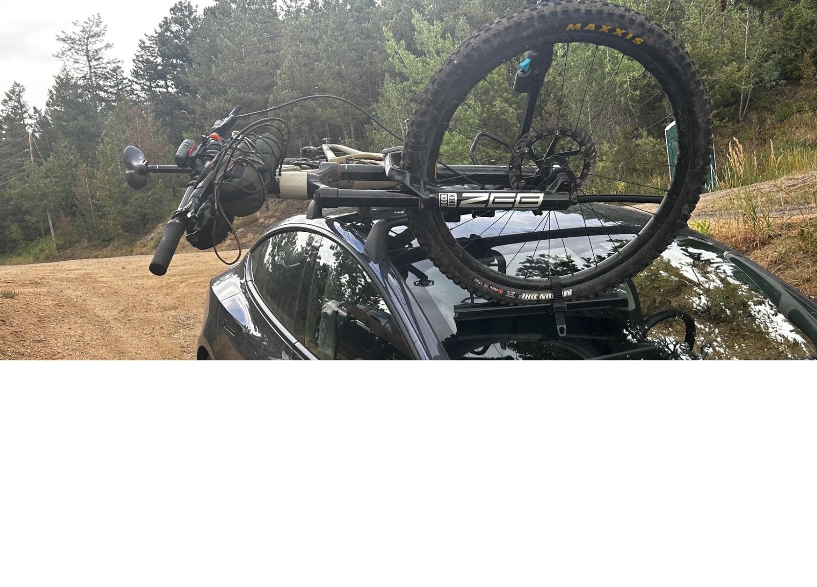 RockyMounts Tomahawk upright roof bike rack customer photo 1