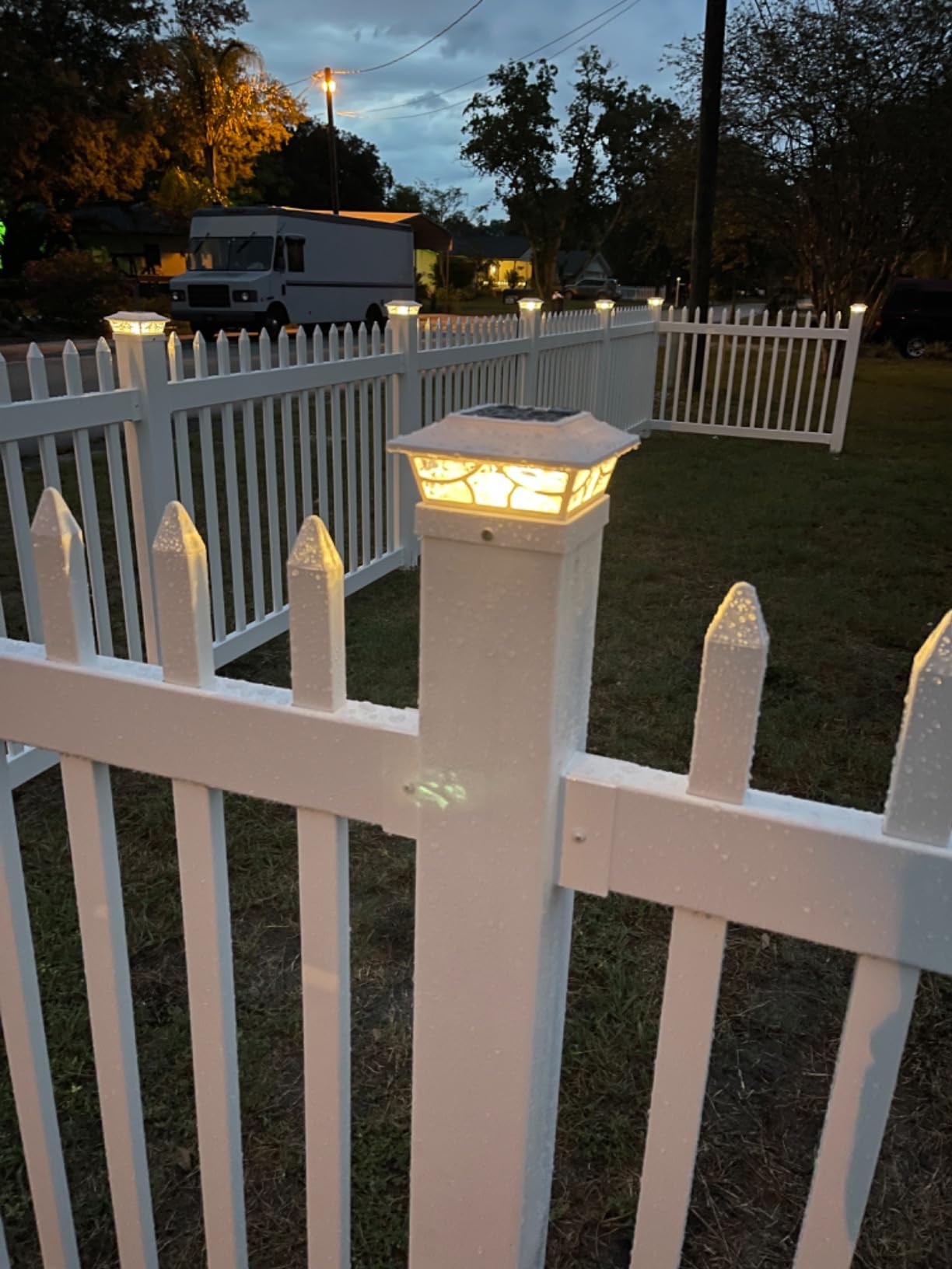 WamBam Sturbridge Yard or Pool Fence, White Vinyl No Dig DIY Kit customer photo 1