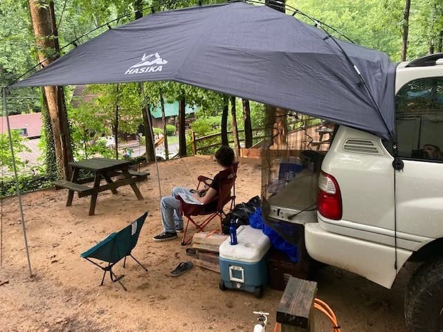 Hasika Waterproof SUV Tailgate Tent and Car Awning customer photo 2