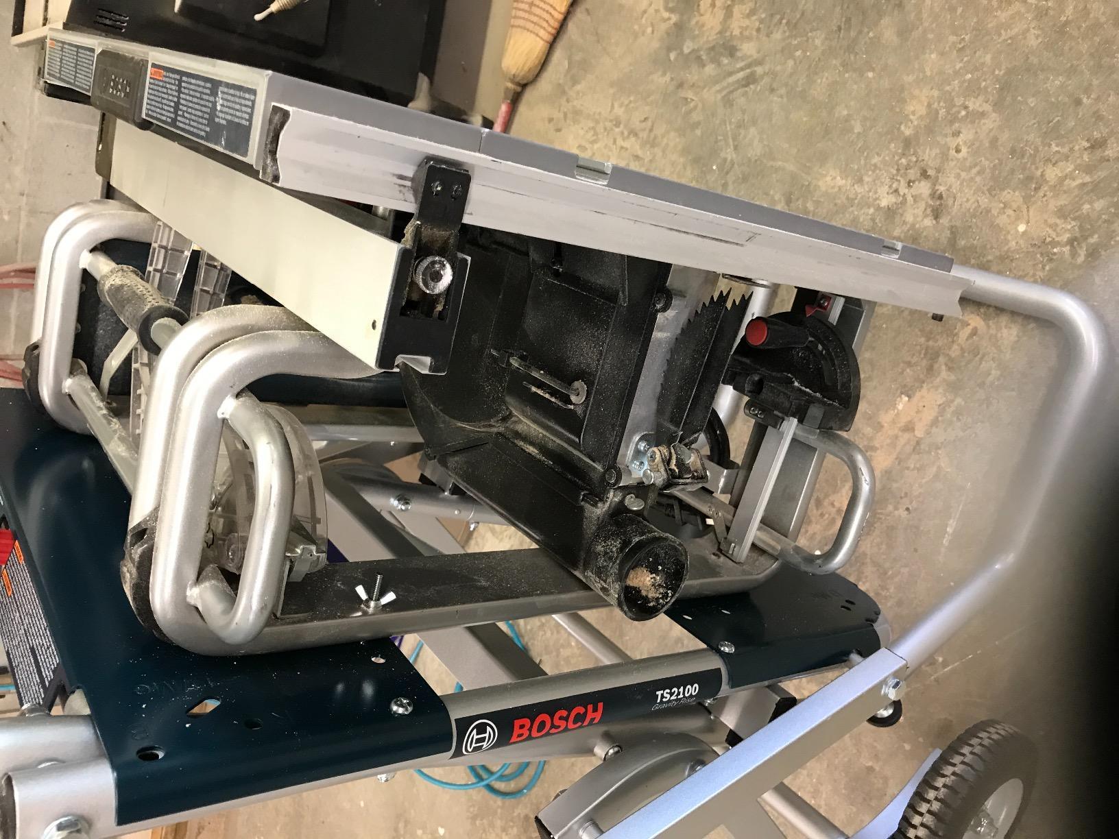 Bosch TS2100 Gravity-Rise Table Saw Stand for Saws customer photo 1