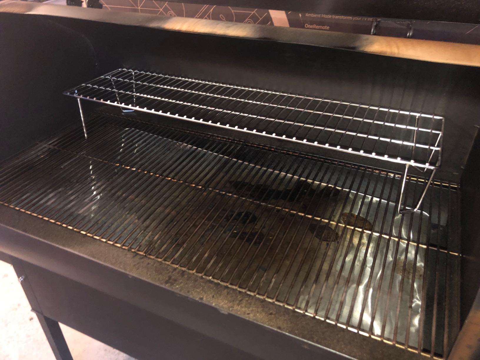 Jim Bowie Pellet Grill Upper Rack Space Addition for Doubled Grilling Space, Silver customer photo 1