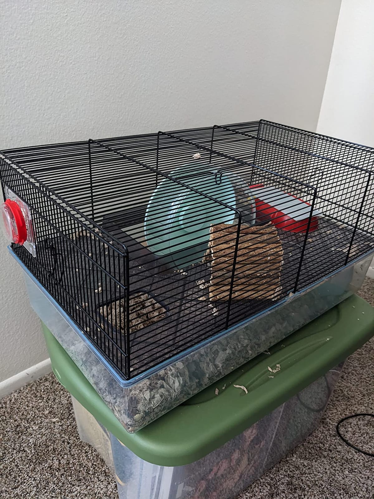 Ferplast Favola Hamster Cage Includes Free Water Bottle, Exercise Wheel, Food Dish & Hamster Hide-Out Large Hamster Cage Measures 23.6L x 14.4W x 11.8H-Inches customer photo 1