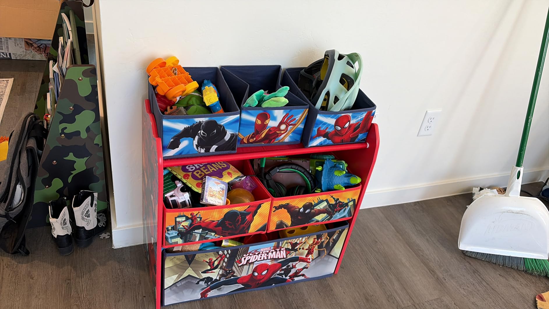 Delta Children Multi-Bin Toy Organizer, Marvel Spider Man customer photo 1