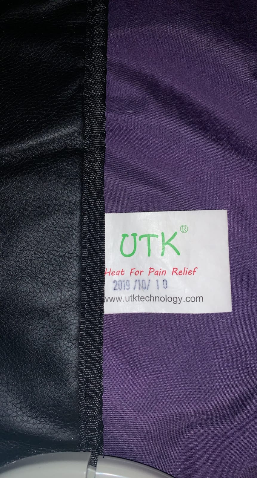 UTK Far Infrared Heating Pad for Back Pain, Small 19x15 in, 60 Pure Jade customer photo 2