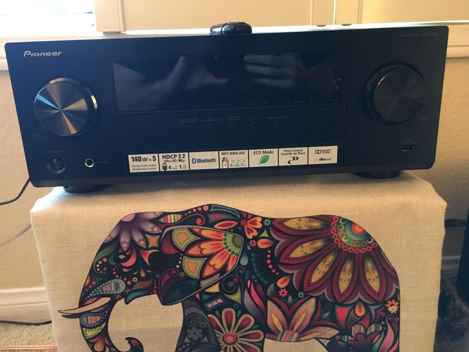 Pioneer VSX-530-K 5.1 Channel AV Receiver with Dolby True HD & Built-in Bluetooth Wireless Technology customer photo 1