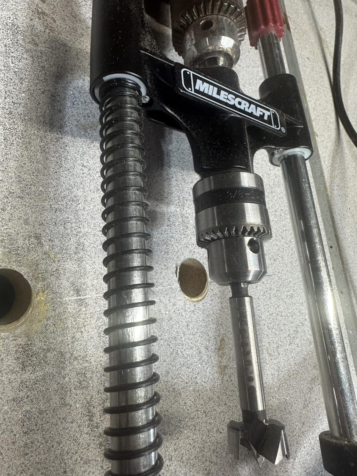Milescraft DrillMate Portable Drill Guide Adjustable Precision Drilling Jig customer photo 1