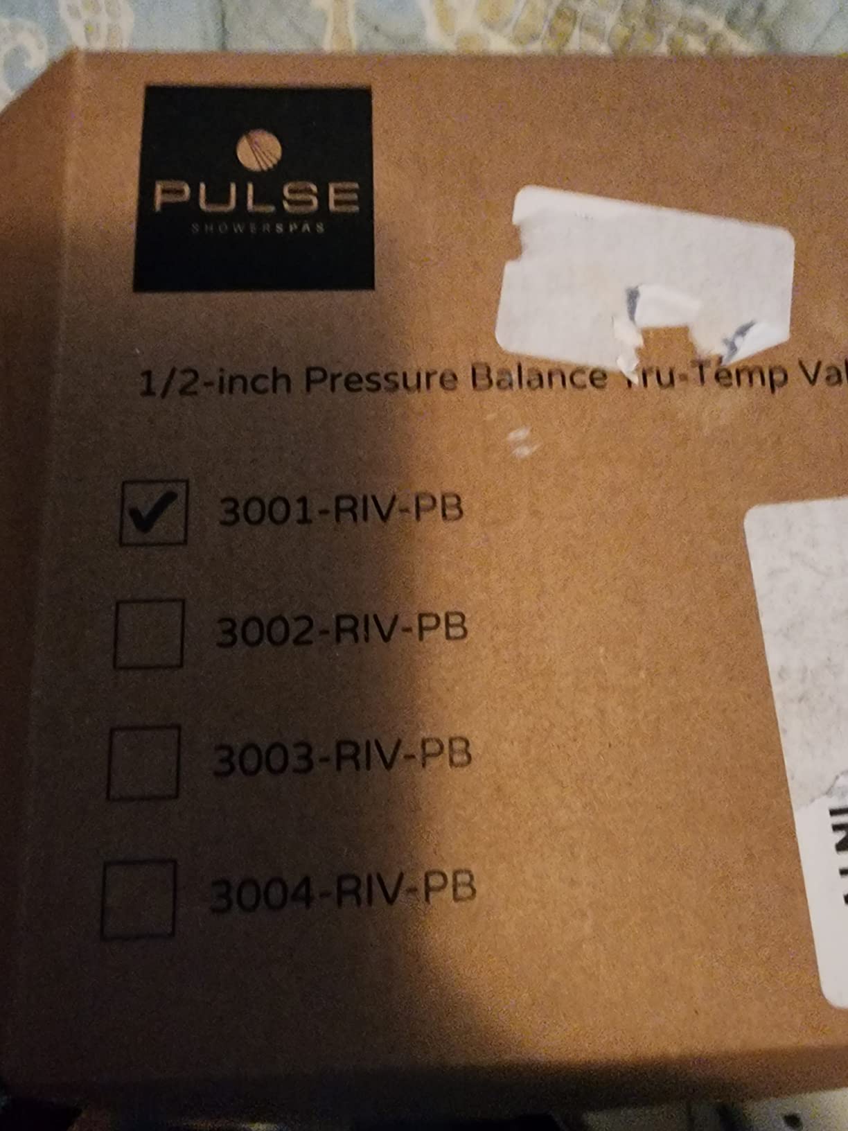 PULSE ShowerSpas 3001-RIV-PB-BN Tru-Temp Mixing Valve, Pressure Balance Rough-In Valve Trim Kit, Round, 1/2