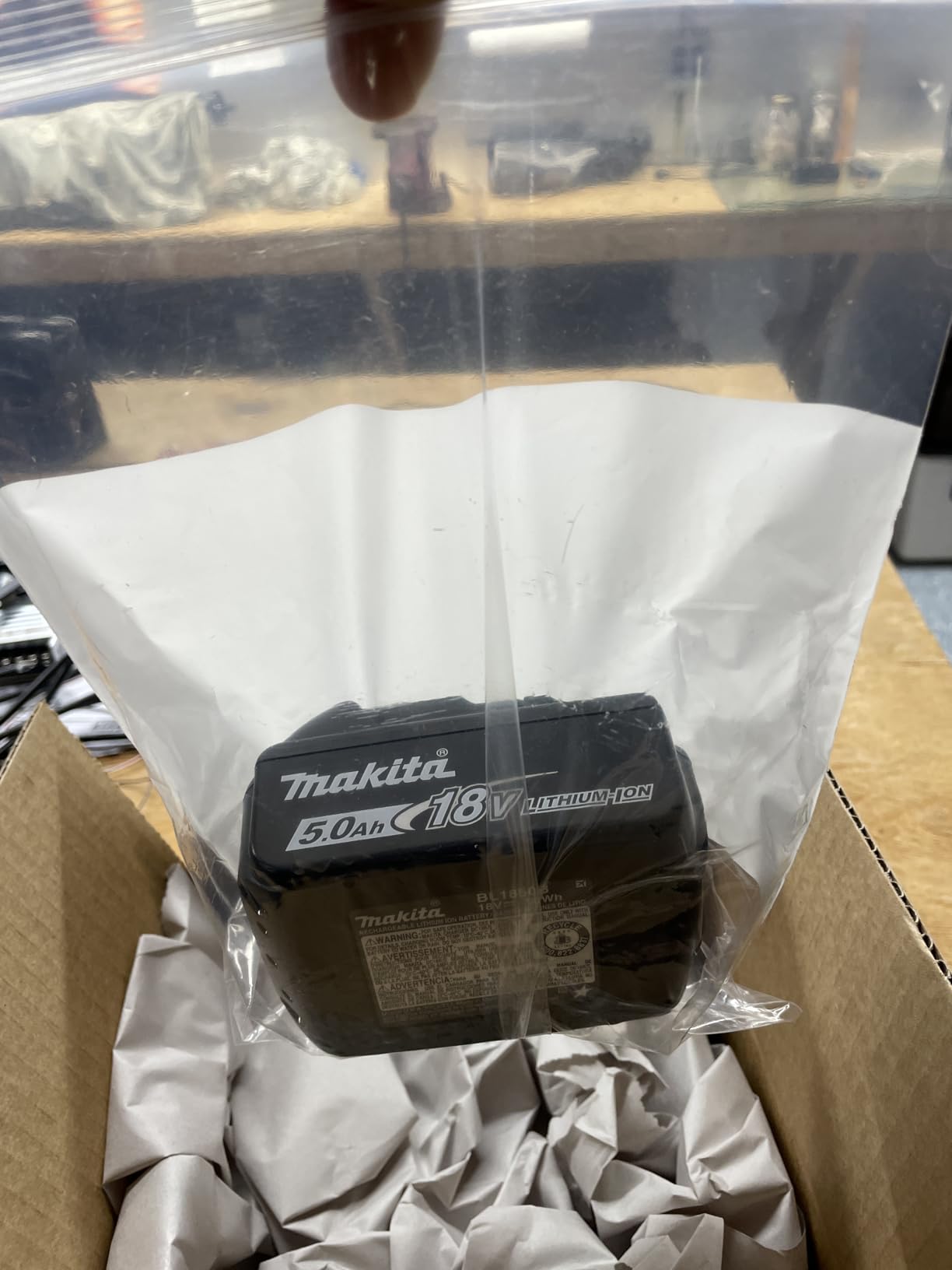 Makita BL1850B 18V LXT® Lithium-Ion 5.0Ah Battery customer photo 2