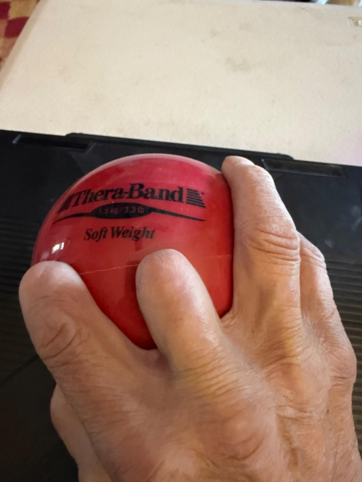 THERABAND Soft Weight Set of 6, Medicine Ball, Weighted Exercise, 4.5