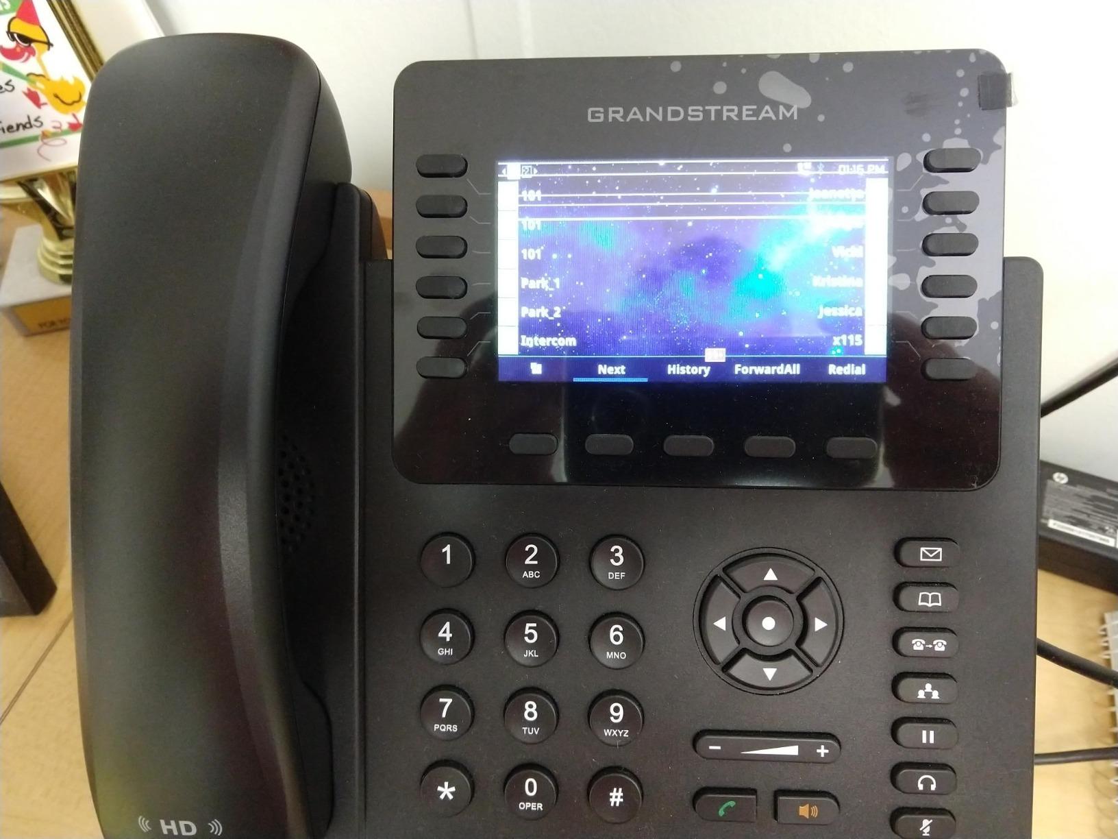 Grandstream GXP2170 IP Phone | 12 Lines, 6 SIP Accounts | 4.3-Inch Color Display | Dual-Port Gigabit Ethernet with Integrated PoE customer photo 1