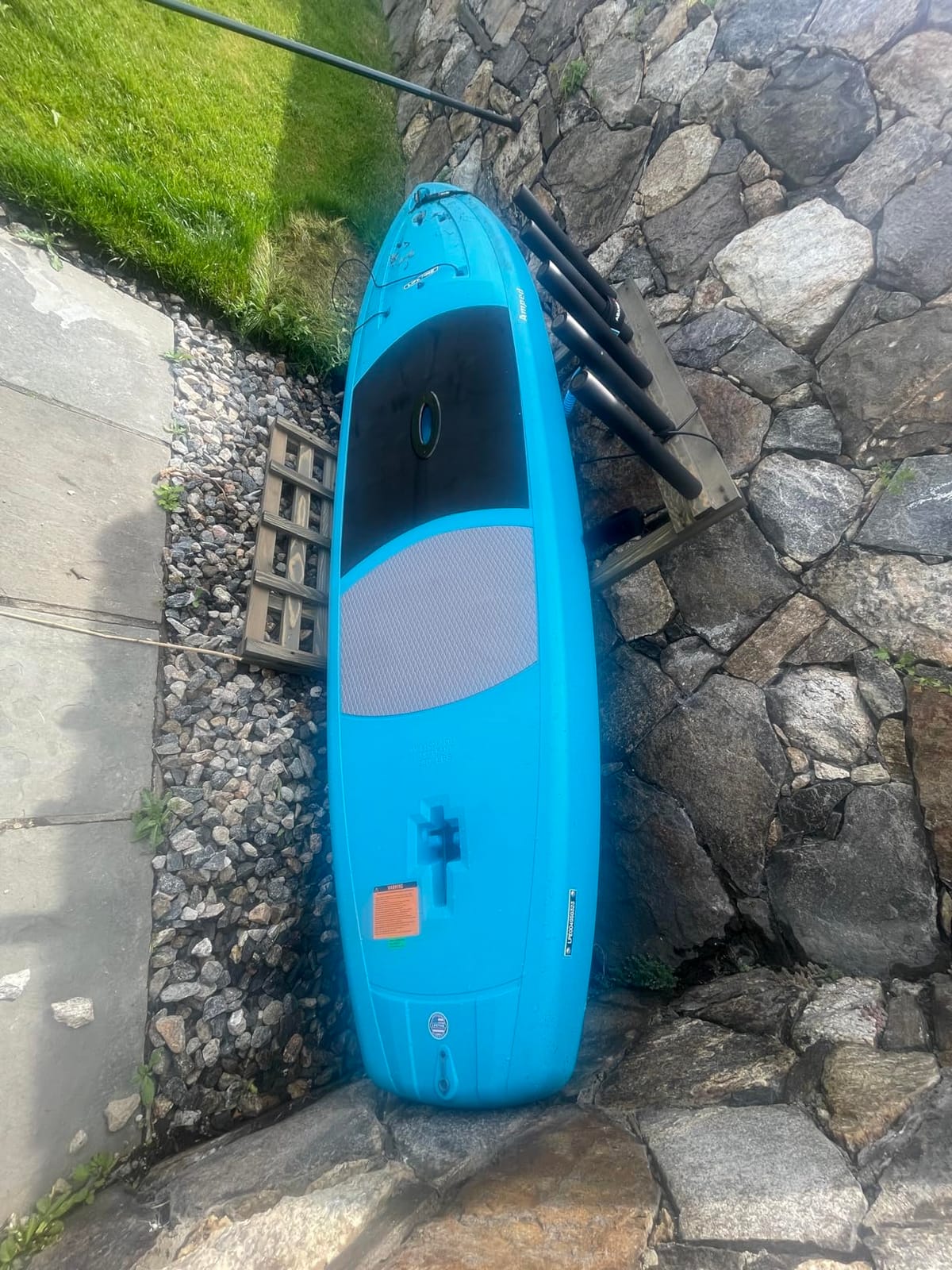 Lifetime Amped Hardshell Paddleboard with Paddle, 11', Glacier Blue customer photo 2