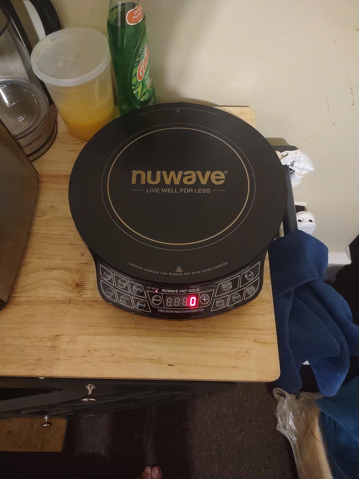 Nuwave Gold Precision Induction Cooktop, Powerful w/Large 8” Heating Coil customer photo 1