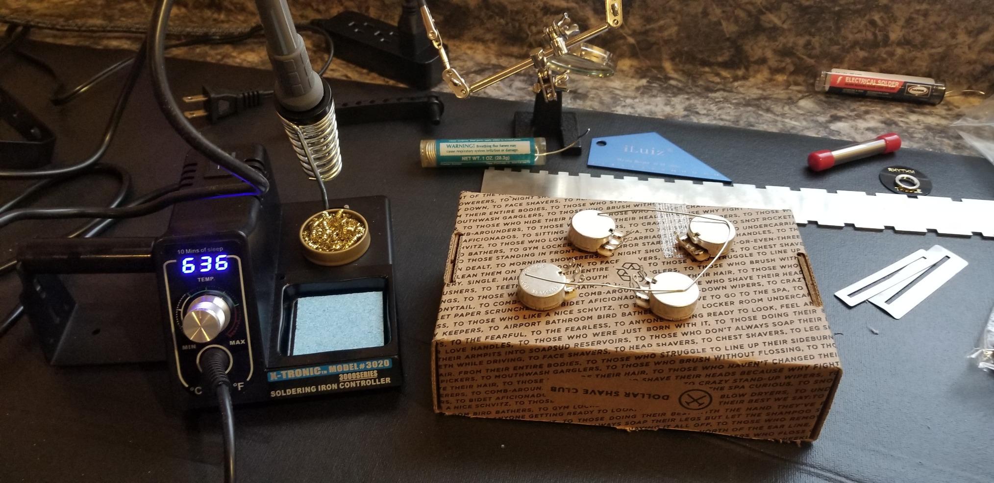 The Original X-Tronic 3020-XTS • 75W Soldering Iron Station • LED • 2 Helping Hands • Roll of Solder • Brass Sponge w/Cleaning Flux • Wet Sponge • °C/°F Conversion Switch • 10 Minute Sleep Feature! customer photo 1