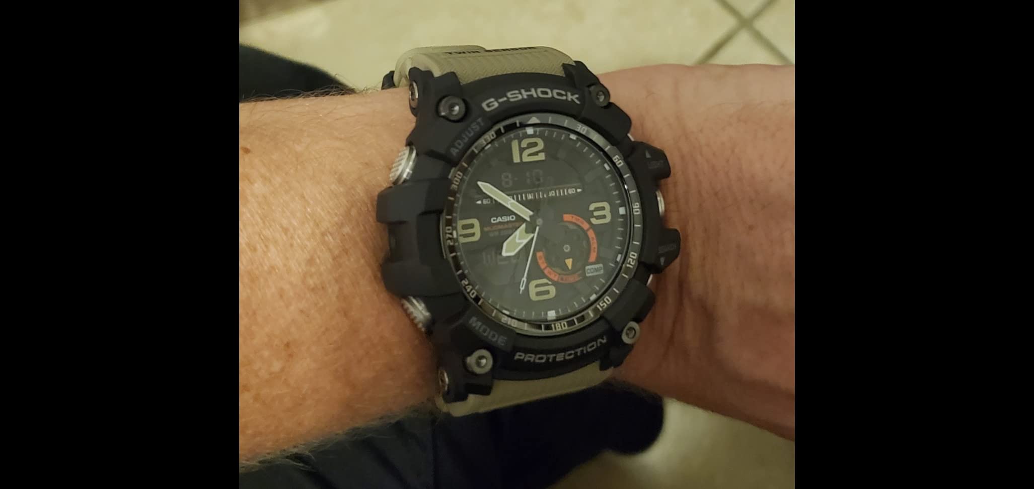 Casio G-Shock MUDMASTER GG1000-1A5 Twin Sensor Watch Mud Resistant Shock Resistant 200M Water Resistant Compass Thermometer customer photo 1