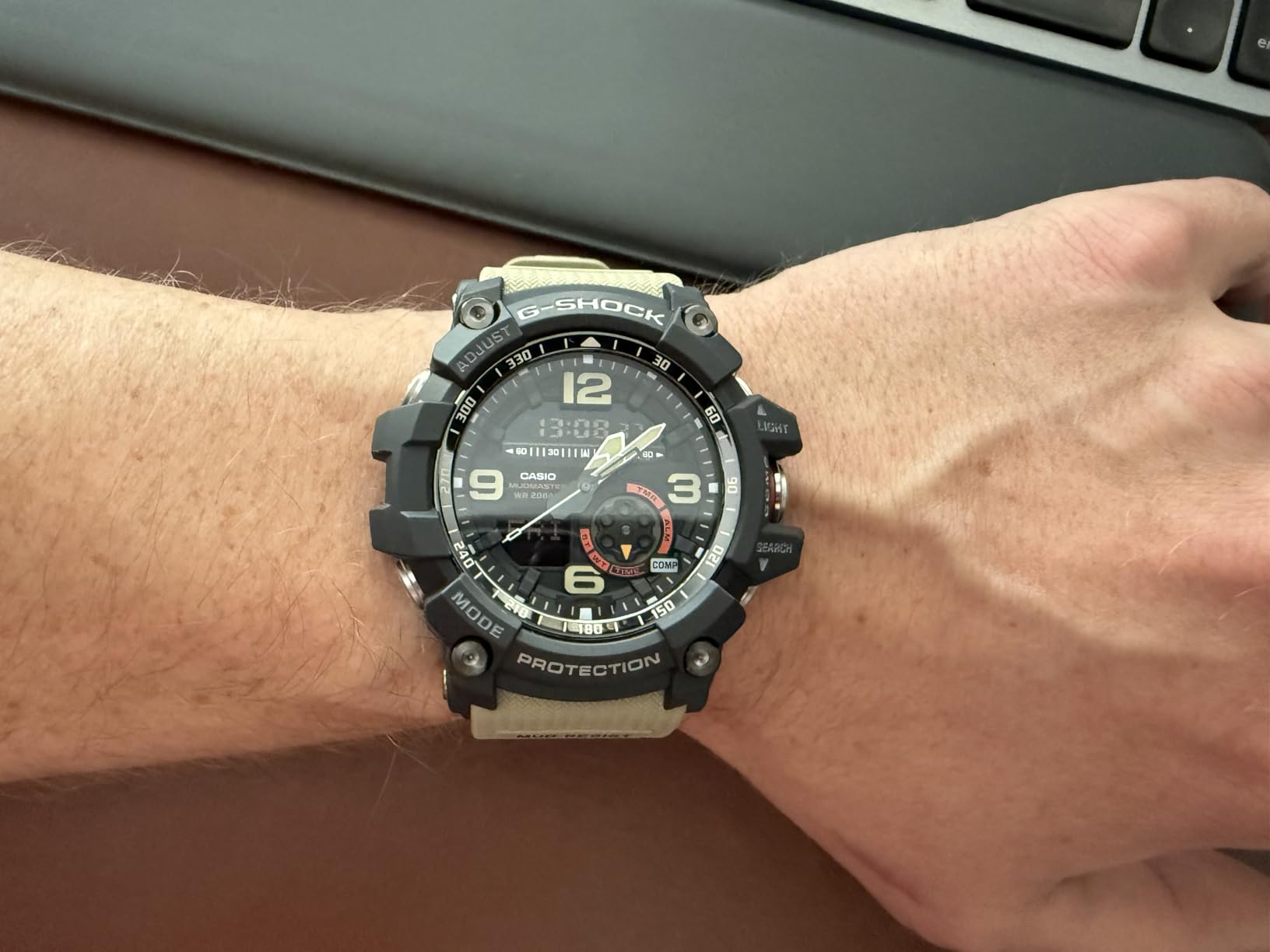 Casio G-Shock MUDMASTER GG1000-1A5 Twin Sensor Watch Mud Resistant Shock Resistant 200M Water Resistant Compass Thermometer customer photo 2