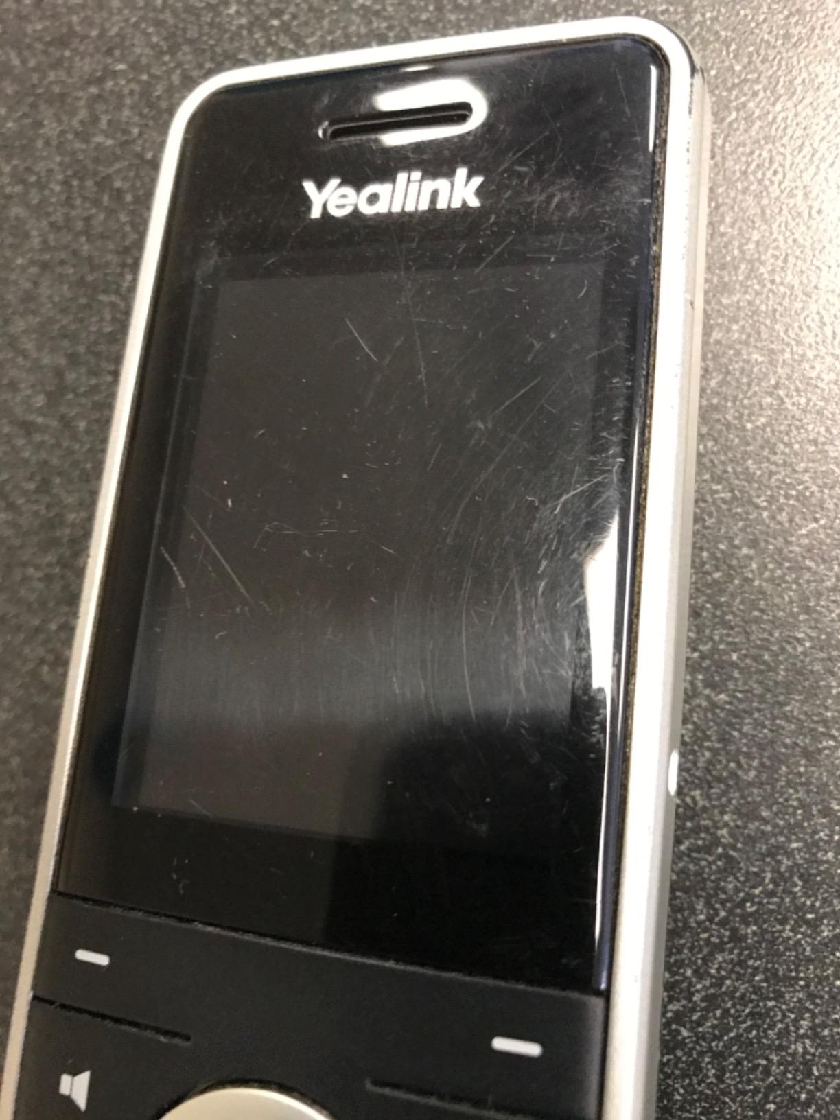 Yealink W56H Cordless DECT IP Phone, Base Station Not Included, 2.4-Inch Color Display. 10/100 Ethernet, 802.3af PoE, Power Adapter Included customer photo 1