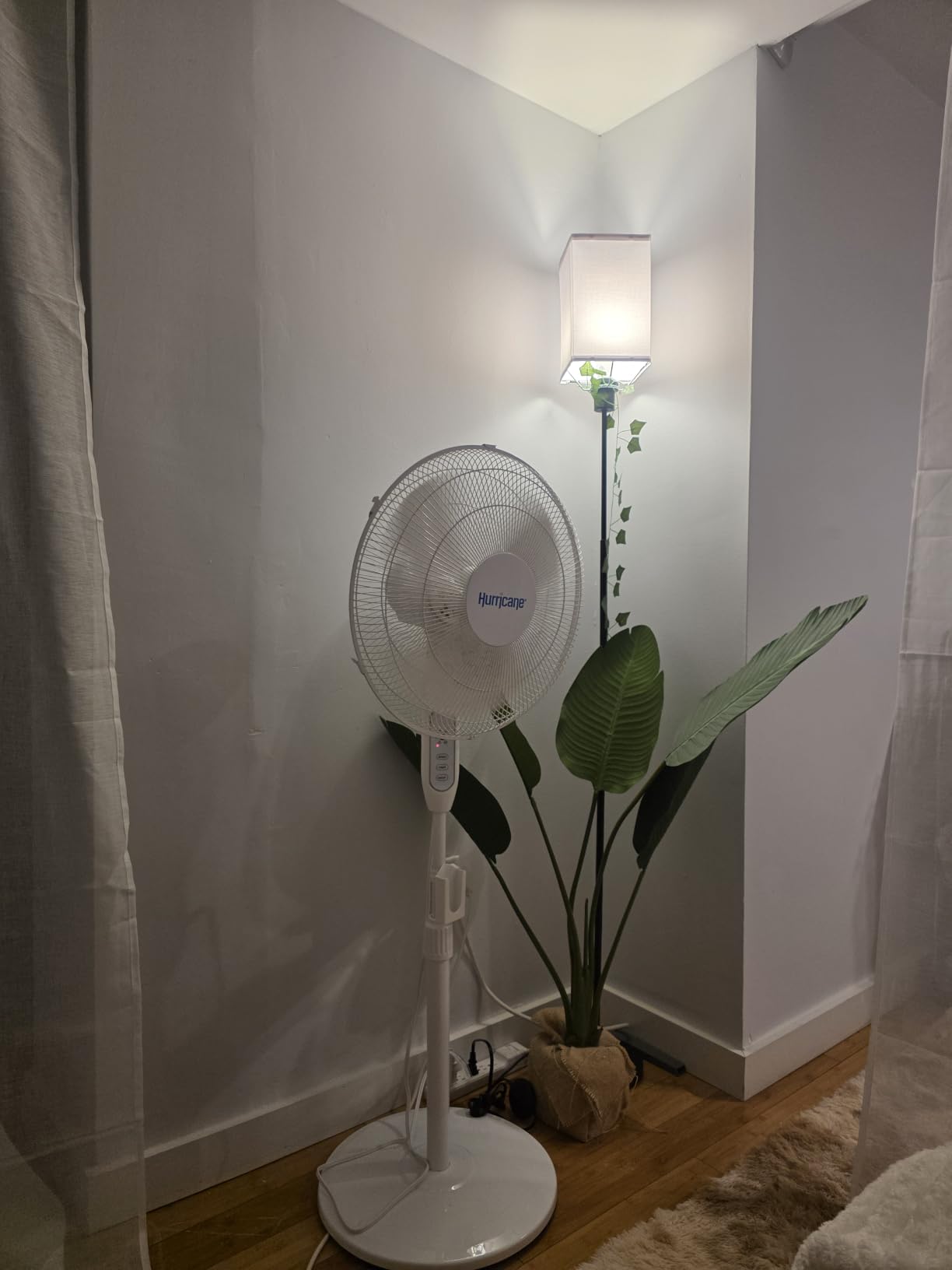 Hurricane Pro High-Velocity Oscillating Metal Stand Fan, 3 Speeds, 20in customer photo 2