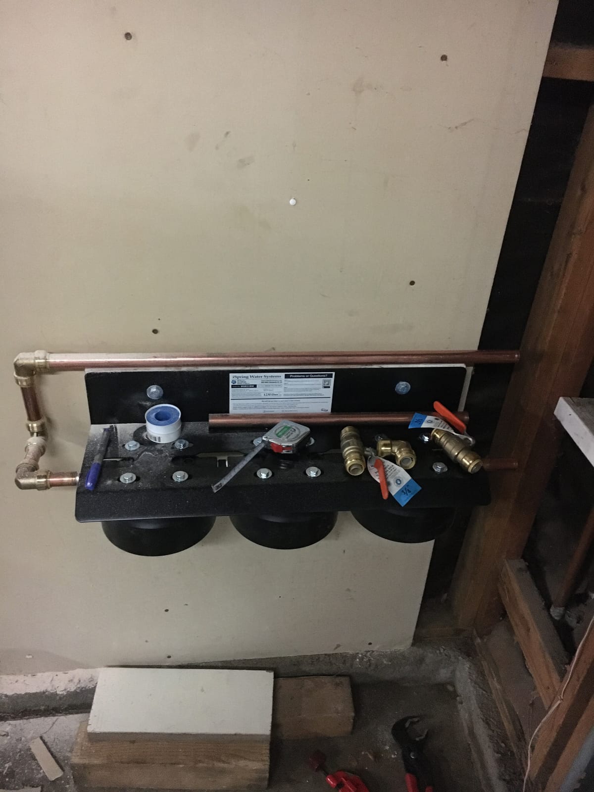 iSpring WGB32BM Iron, Manganese Whole House Water Filter System customer photo 1