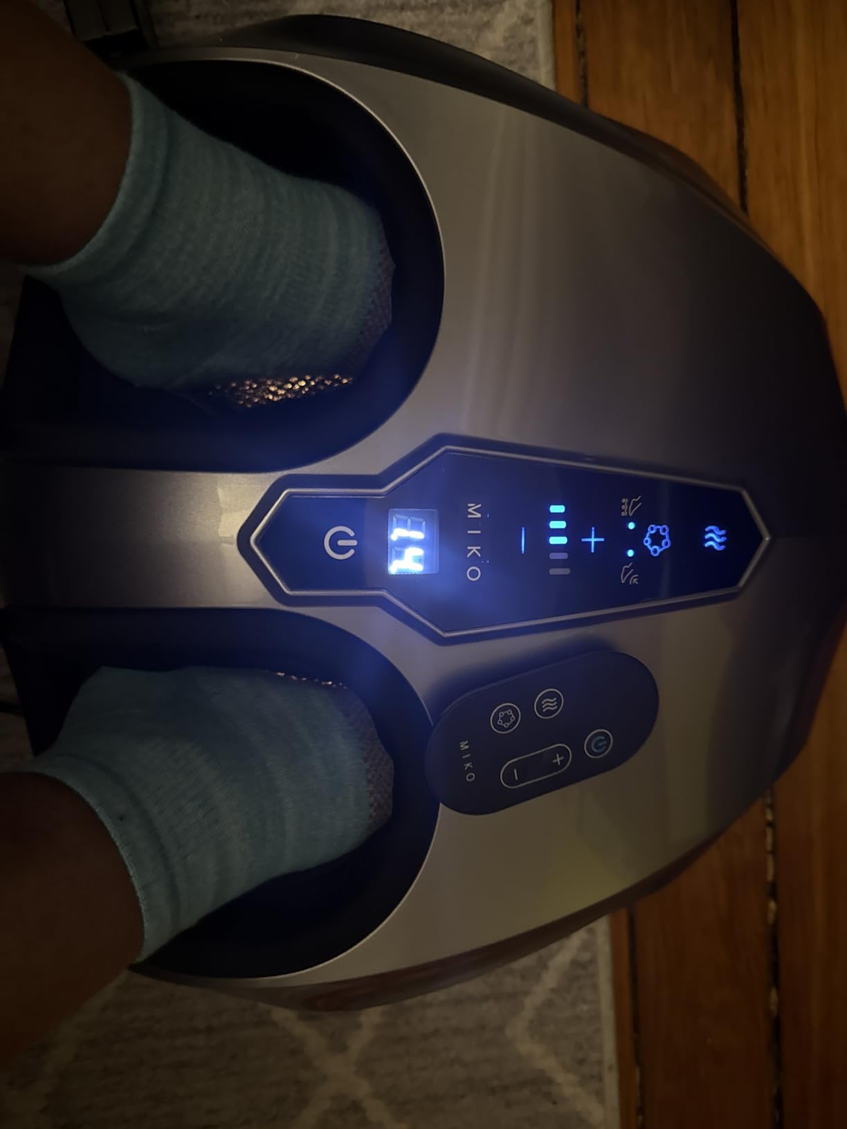 MIKO Shiatsu Foot Massager with Heat for Neuropathy & Plantar Fasciitis customer photo 1