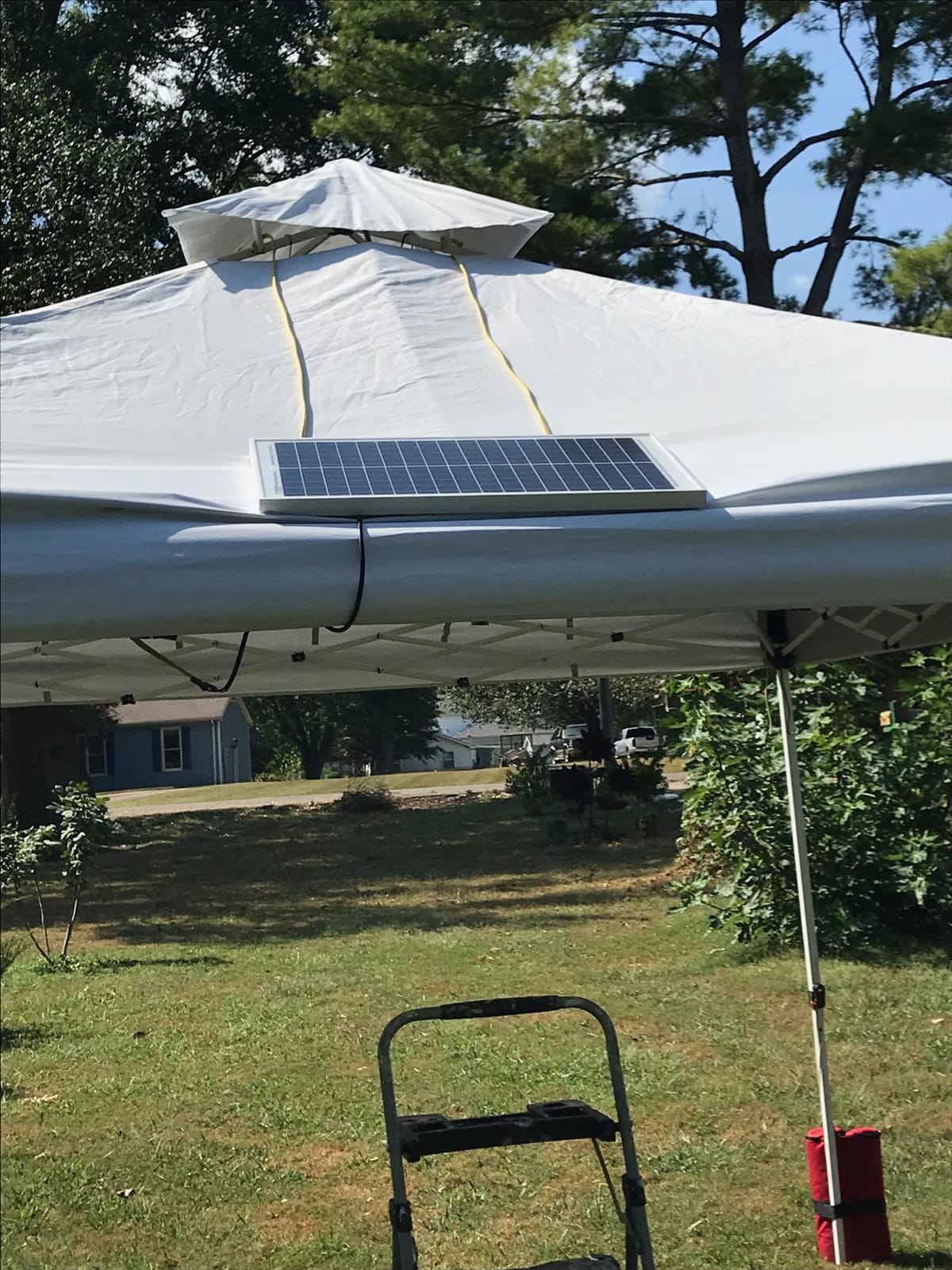 Amtrak Solar 12-Inch Solar Attic Exhaust Fan – USA-Made, Plug & Play, Whisper-Quiet Ventilation for Attic, Garage, Shed, Greenhouse (Fan Only) customer photo 1