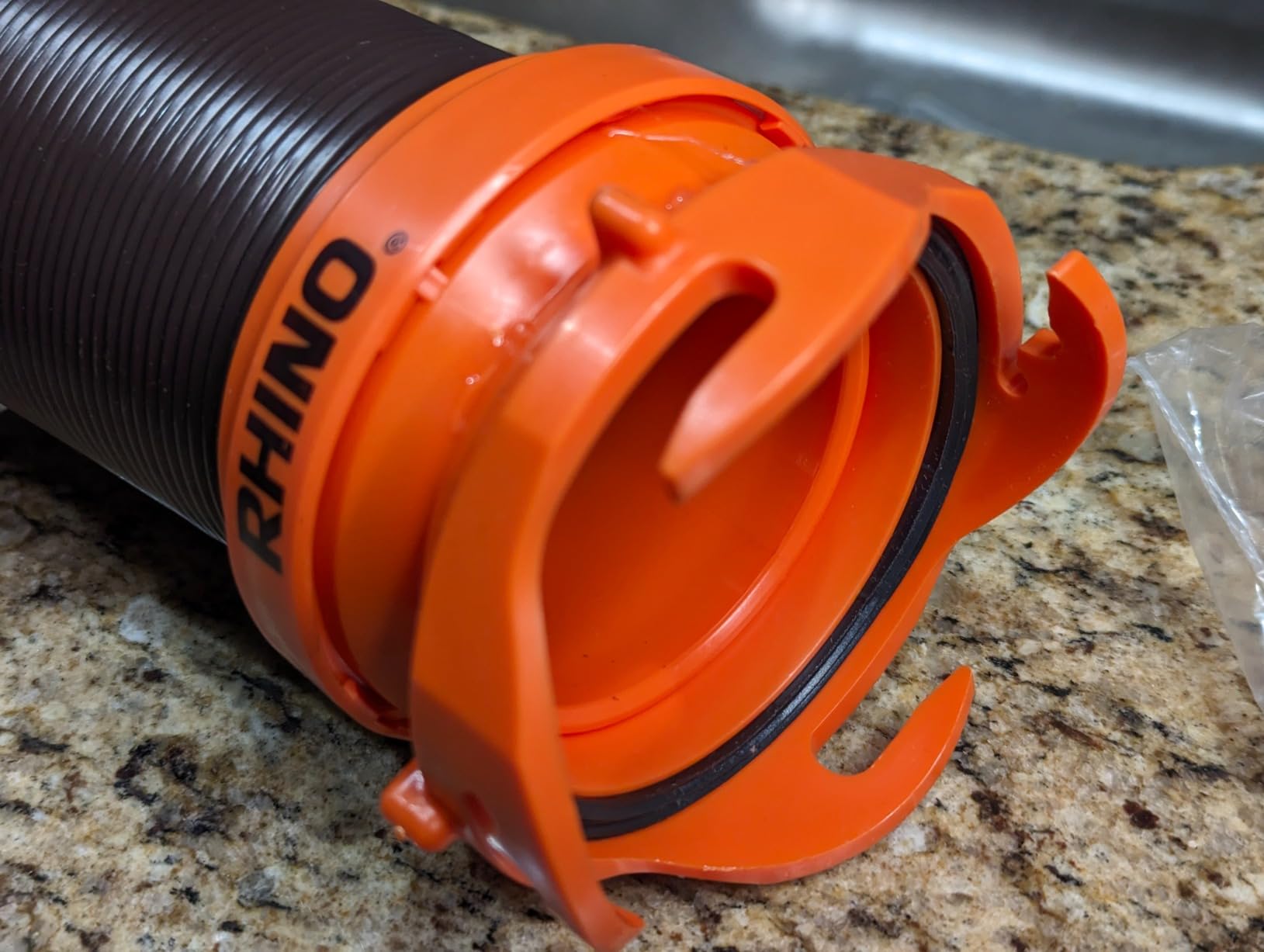 Camco RhinoFLEX 15 Ft Complete RV Sewer Hose Kit, Swivel Bayonet Fittings customer photo 2