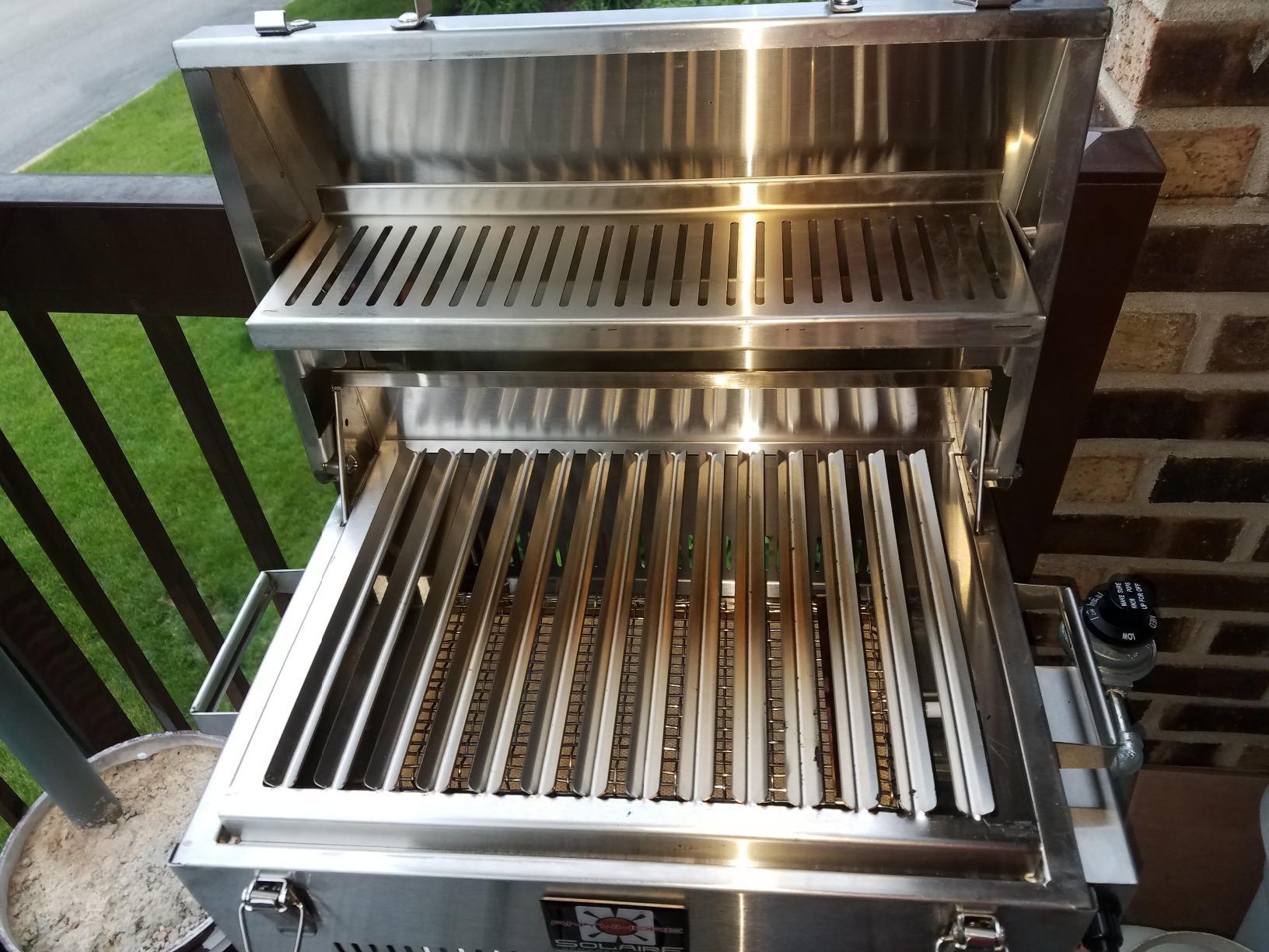 Solaire SOL-IR17BWR Portable Infrared Propane Gas Grill with Warming Rack, Stainless Steel, with Carrying Bag customer photo 1