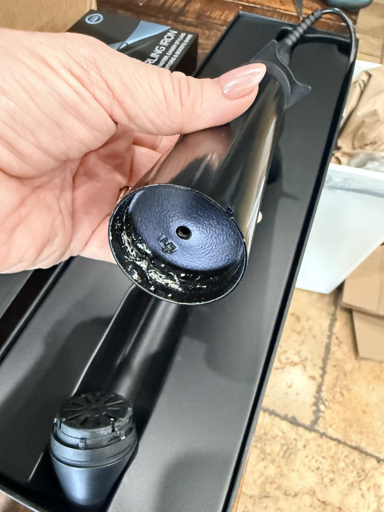 Bio Ionic Long Barrel Curling Iron, Moisture Heat Technology & NanoIonic MX customer photo 1