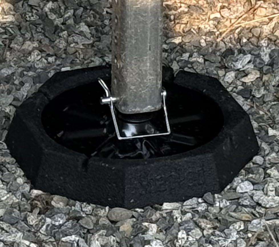 SnapPad Xtra (4-Pack) | Four-Point RV Leveling System Featuring 9” Round Jack Feet | Adds 61% Additional Surface Area for Stability, 5 lbs Per Pad & 11” Total Width | Must-Have RV Accessories customer photo 1
