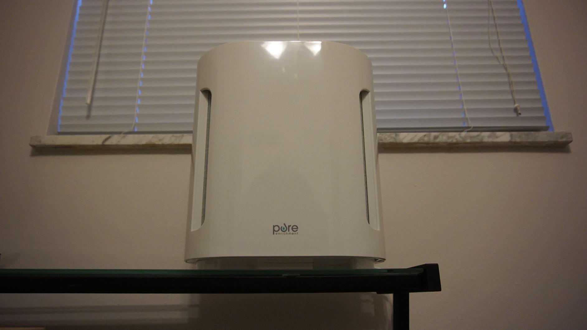 Pure Enrichment PureZone Air Purifier for Bedroom & Living Room, 4-Stage Filtration & UV-C Light, H13 HEPA Filter Helps Remove Bacteria, Pet Hair Dander, Allergens, Germs, Smoke, Dust (White) customer photo 2