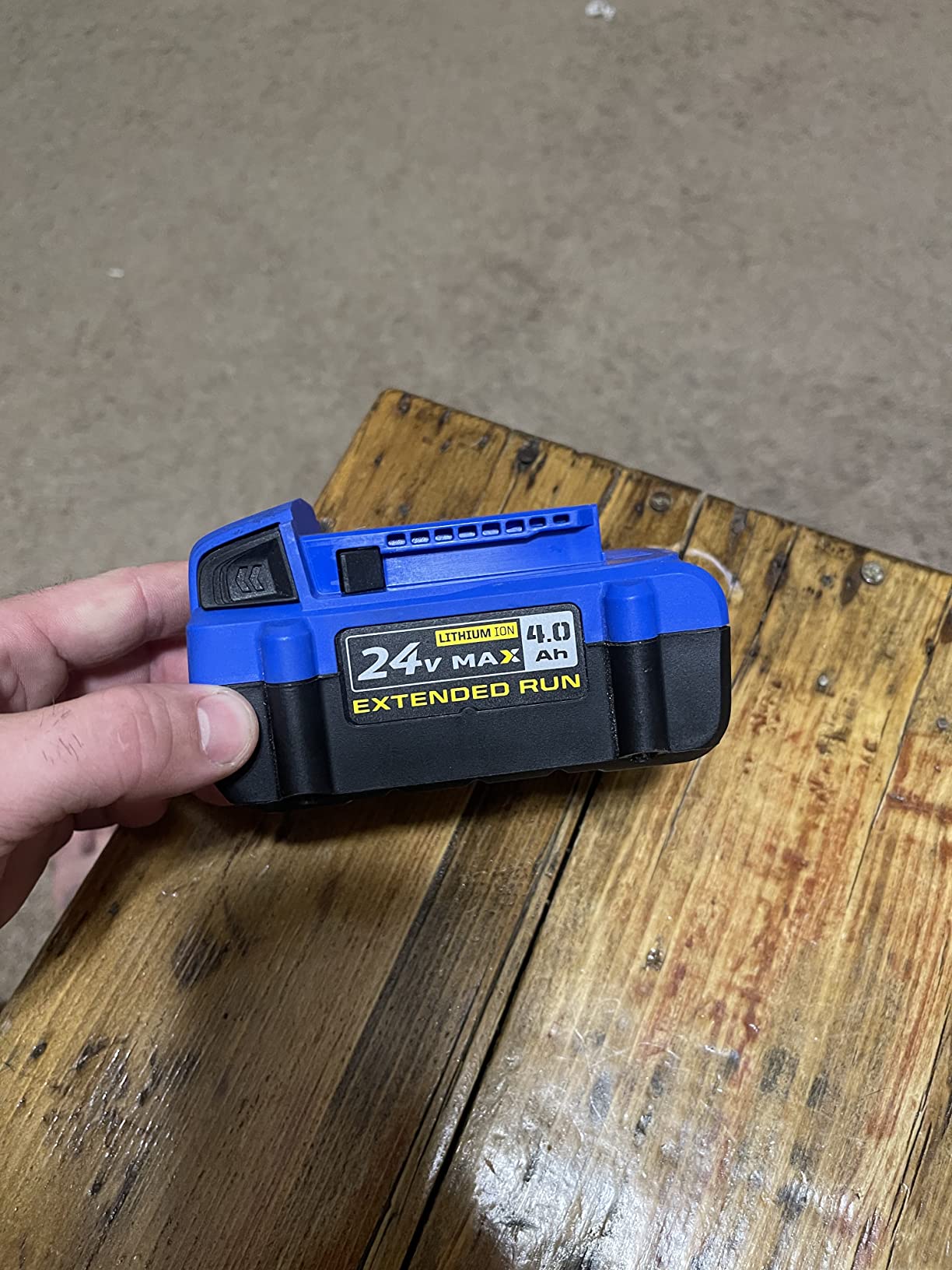 Kobalt 24-volt Max 4-Amp-Hours Lithium Power Tool Battery KB 424-03 customer photo 1